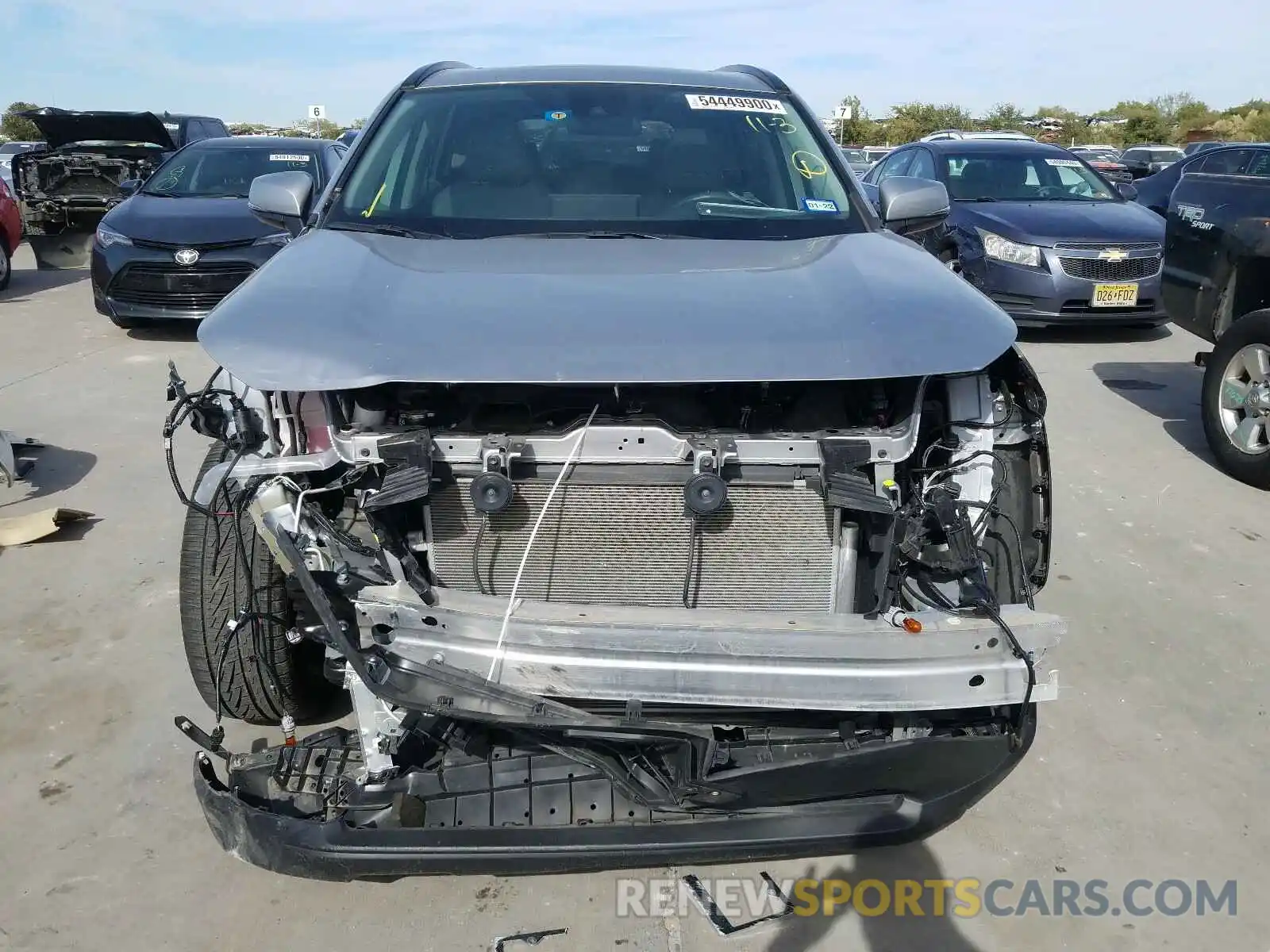 9 Photograph of a damaged car 2T3C1RFV6LC035953 TOYOTA RAV4 2020