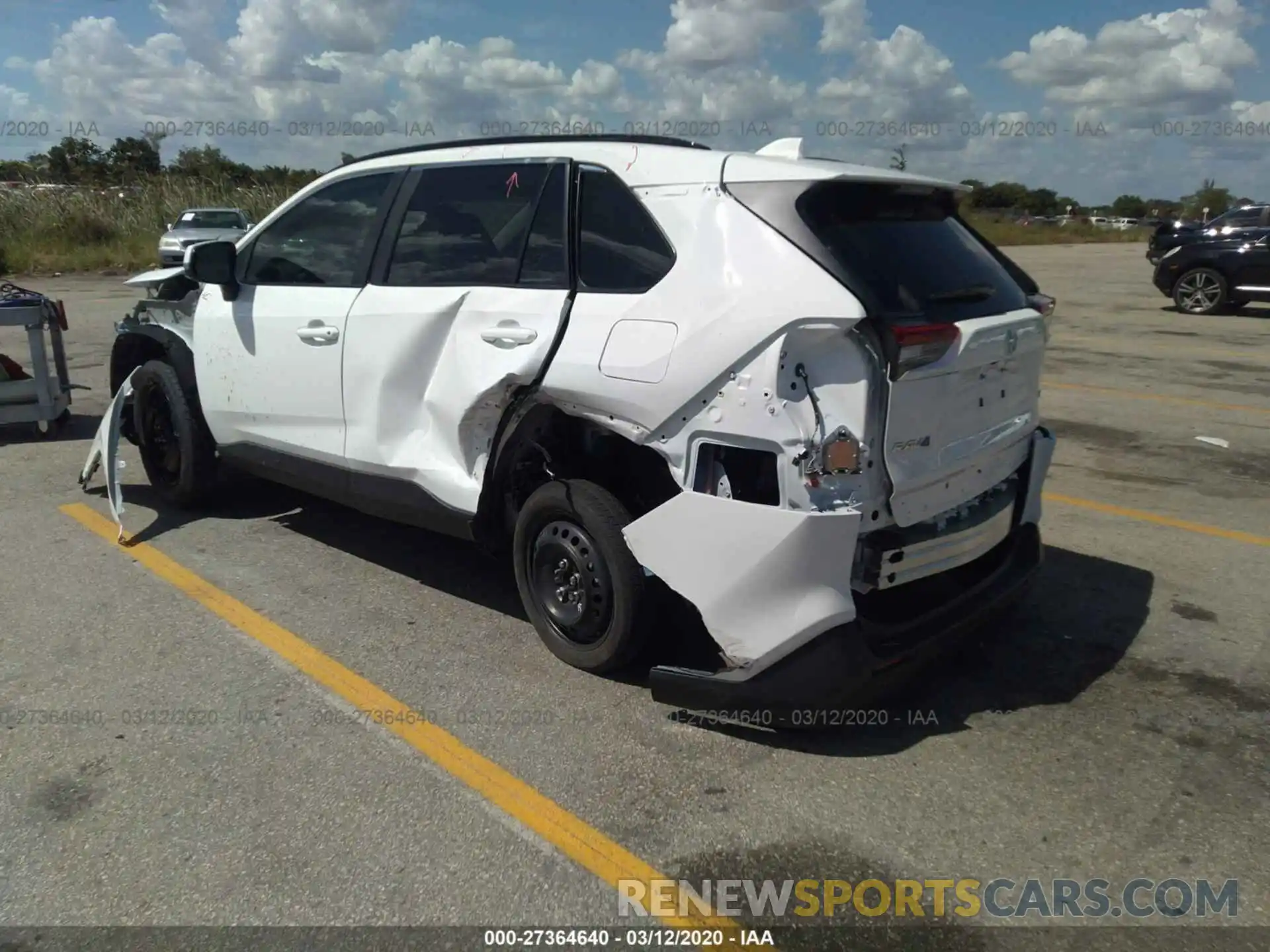 3 Photograph of a damaged car 2T3C1RFV6LW062522 TOYOTA RAV4 2020