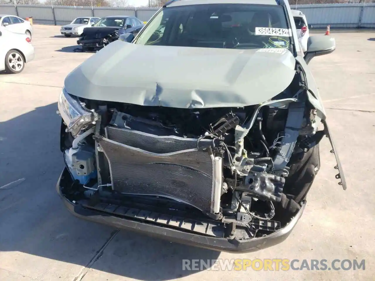 9 Photograph of a damaged car 2T3C1RFV6LW079157 TOYOTA RAV4 2020