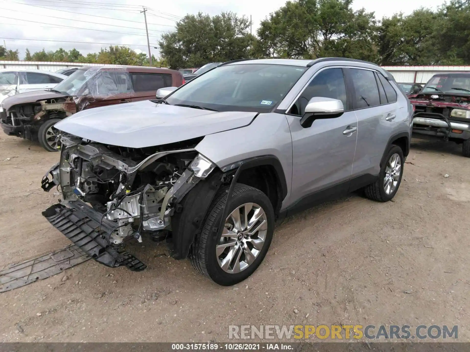 2 Photograph of a damaged car 2T3C1RFV6LW085413 TOYOTA RAV4 2020