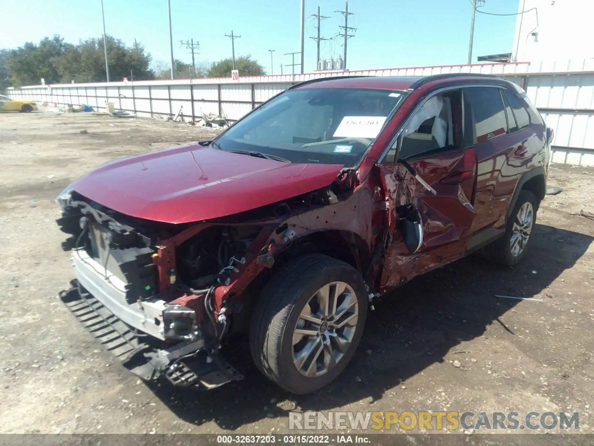 2 Photograph of a damaged car 2T3C1RFV6LW088280 TOYOTA RAV4 2020