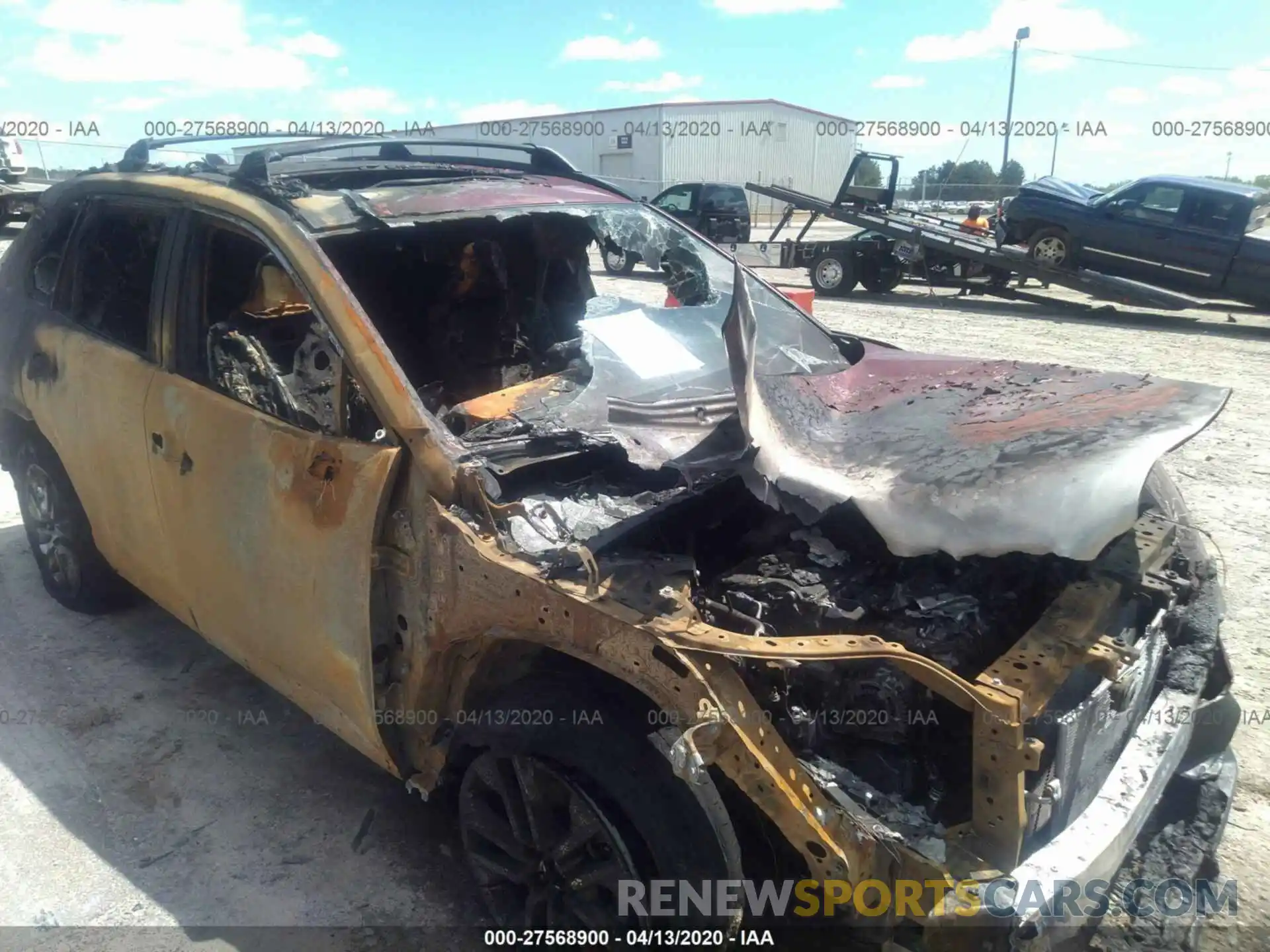 6 Photograph of a damaged car 2T3C1RFV7LC041941 TOYOTA RAV4 2020