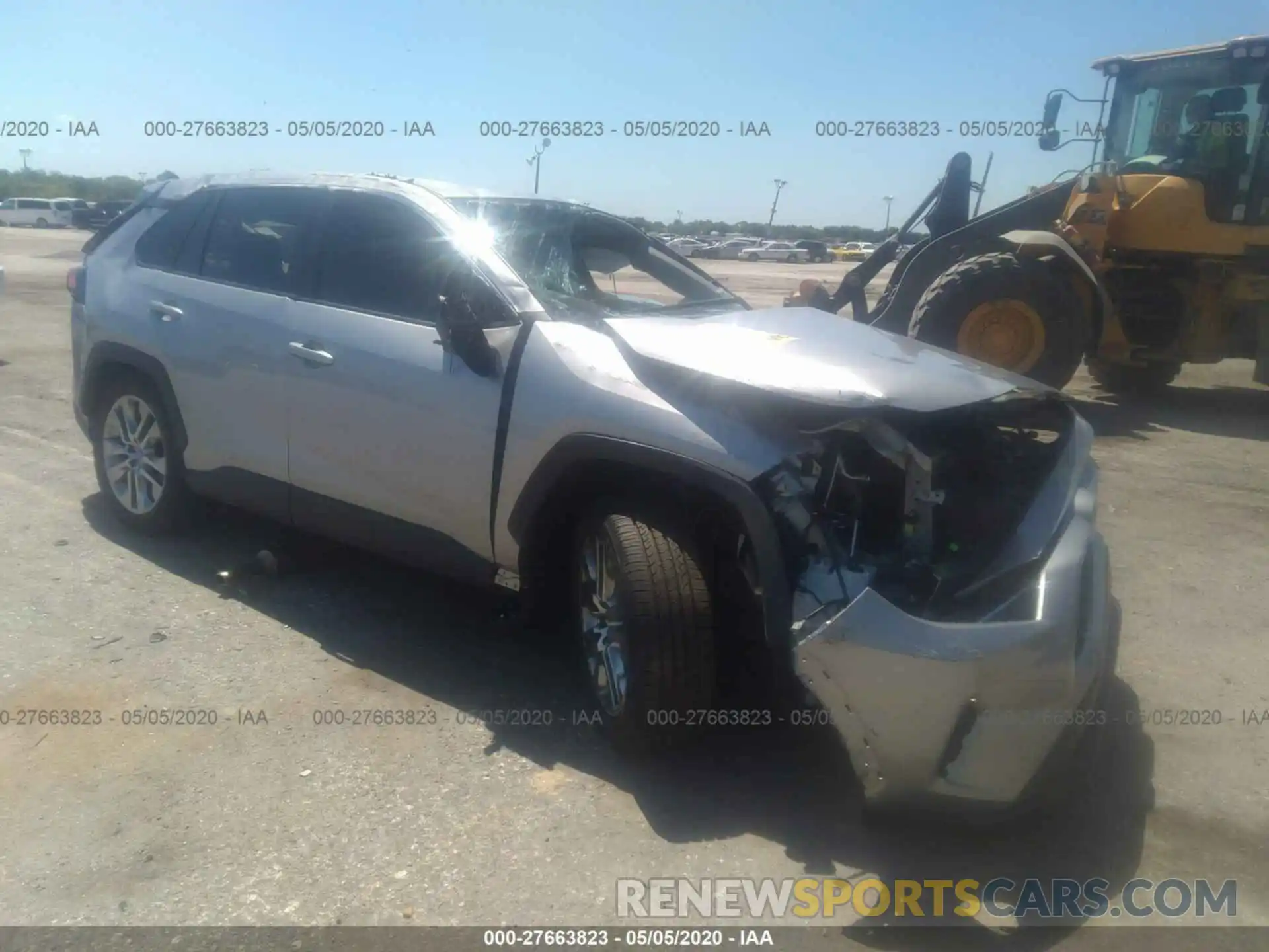 1 Photograph of a damaged car 2T3C1RFV7LC054091 TOYOTA RAV4 2020