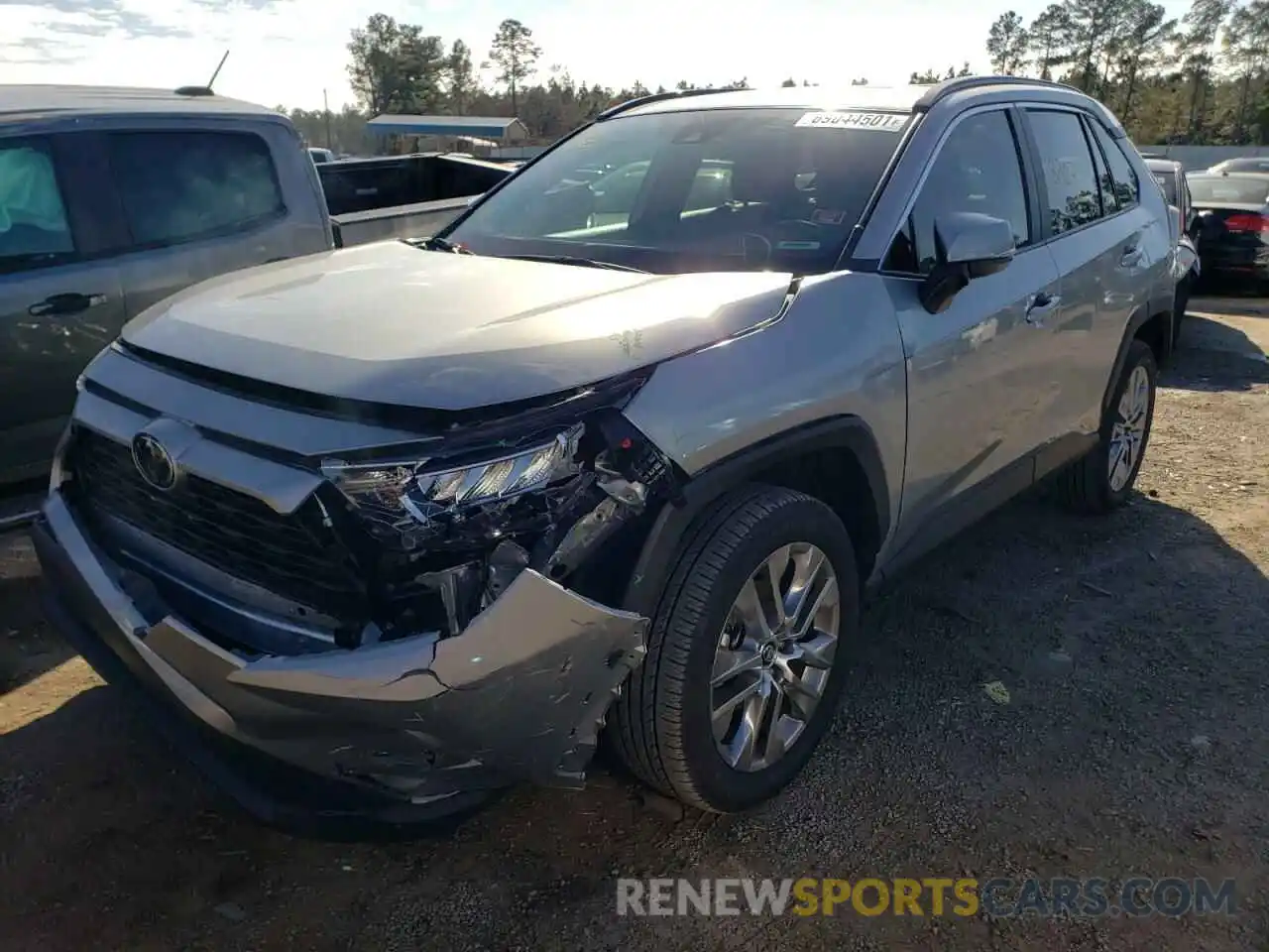 2 Photograph of a damaged car 2T3C1RFV7LC079606 TOYOTA RAV4 2020