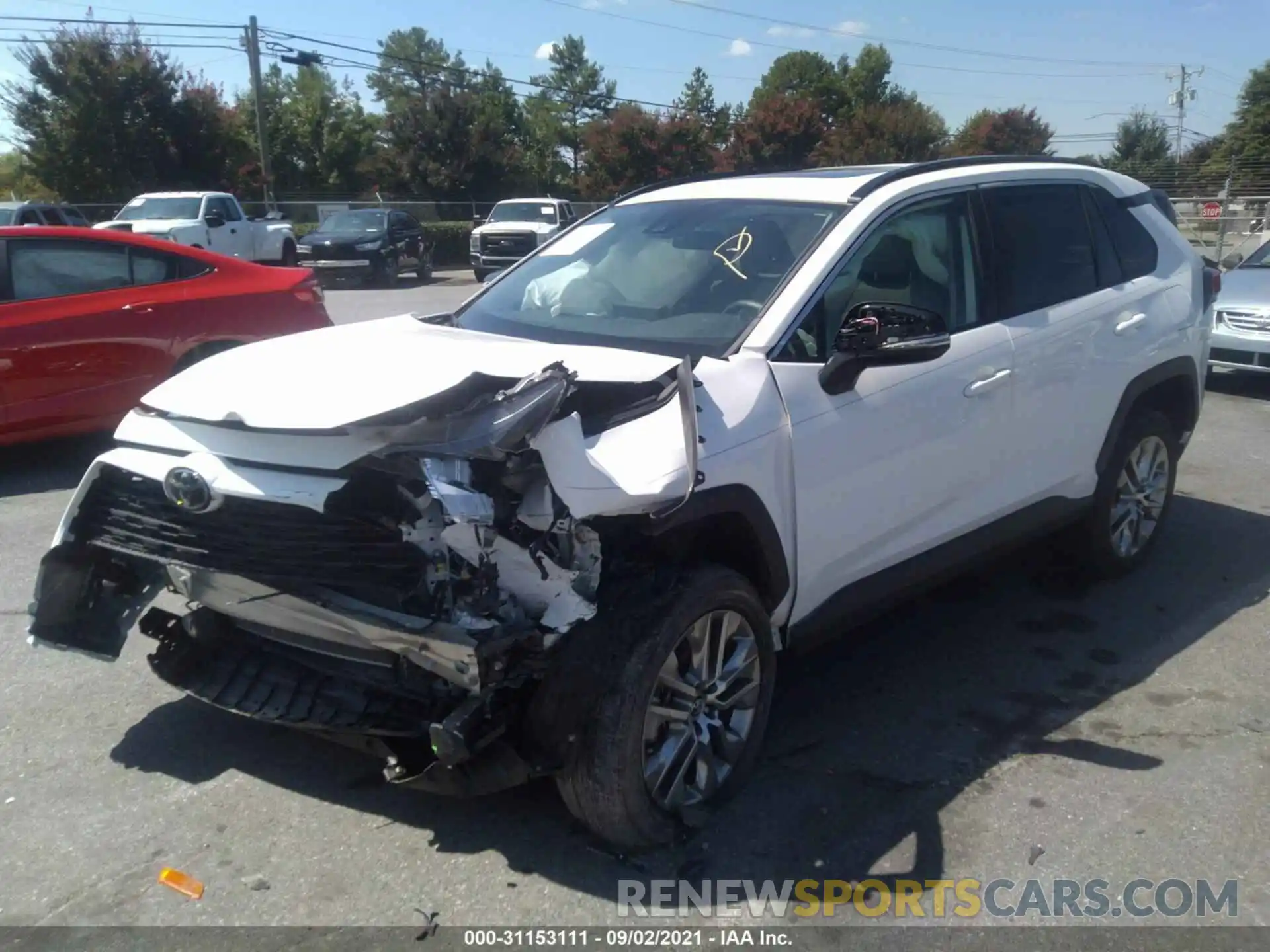 2 Photograph of a damaged car 2T3C1RFV7LC079881 TOYOTA RAV4 2020