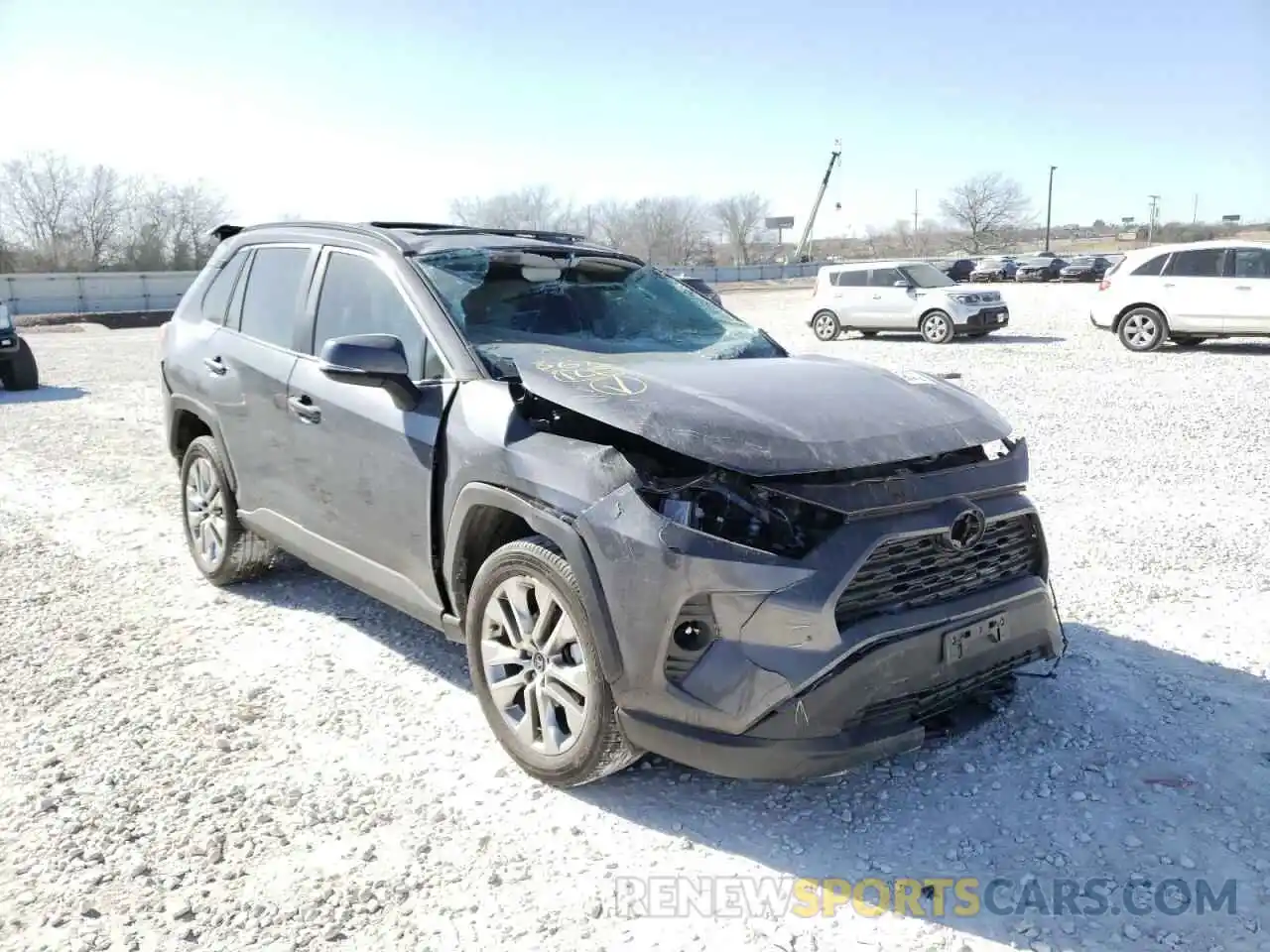 1 Photograph of a damaged car 2T3C1RFV7LW089776 TOYOTA RAV4 2020