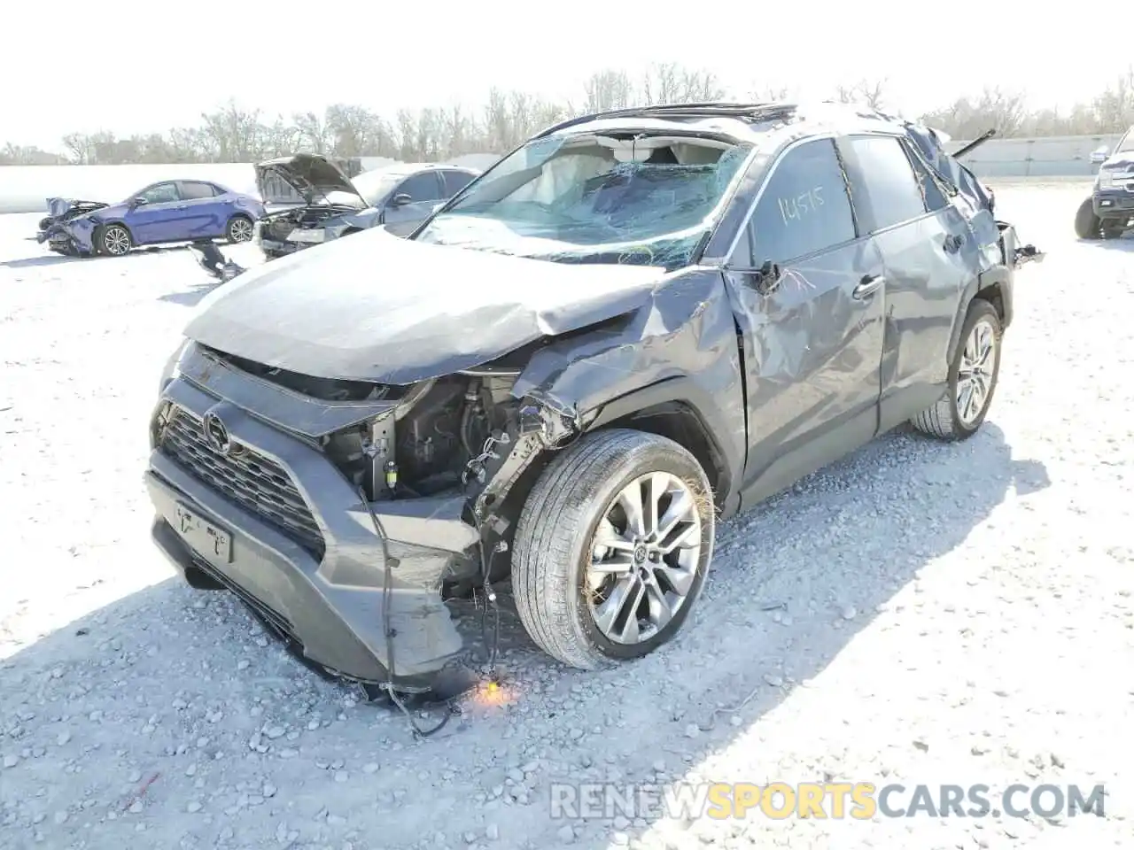 2 Photograph of a damaged car 2T3C1RFV7LW089776 TOYOTA RAV4 2020