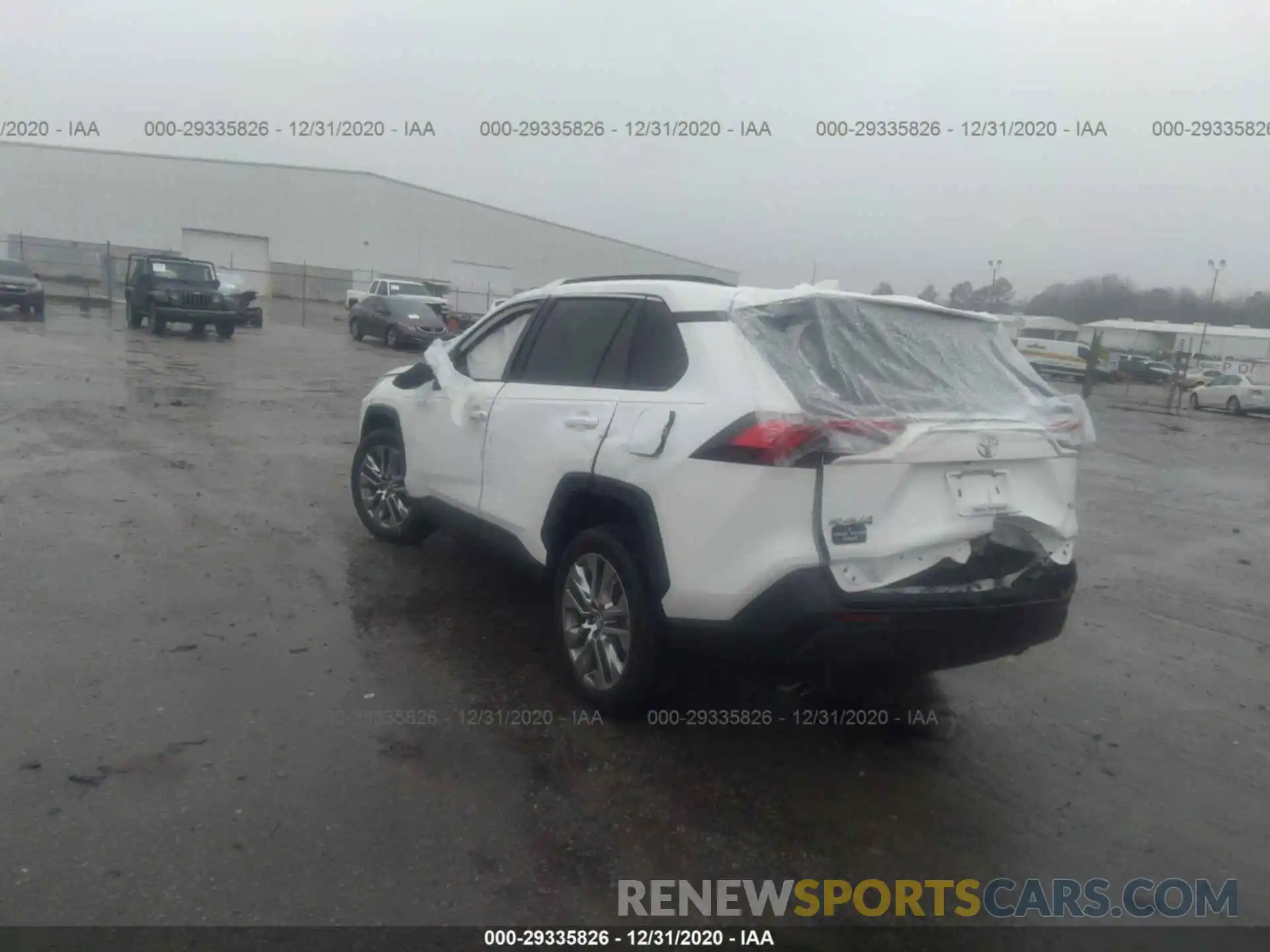 3 Photograph of a damaged car 2T3C1RFV8LC038594 TOYOTA RAV4 2020