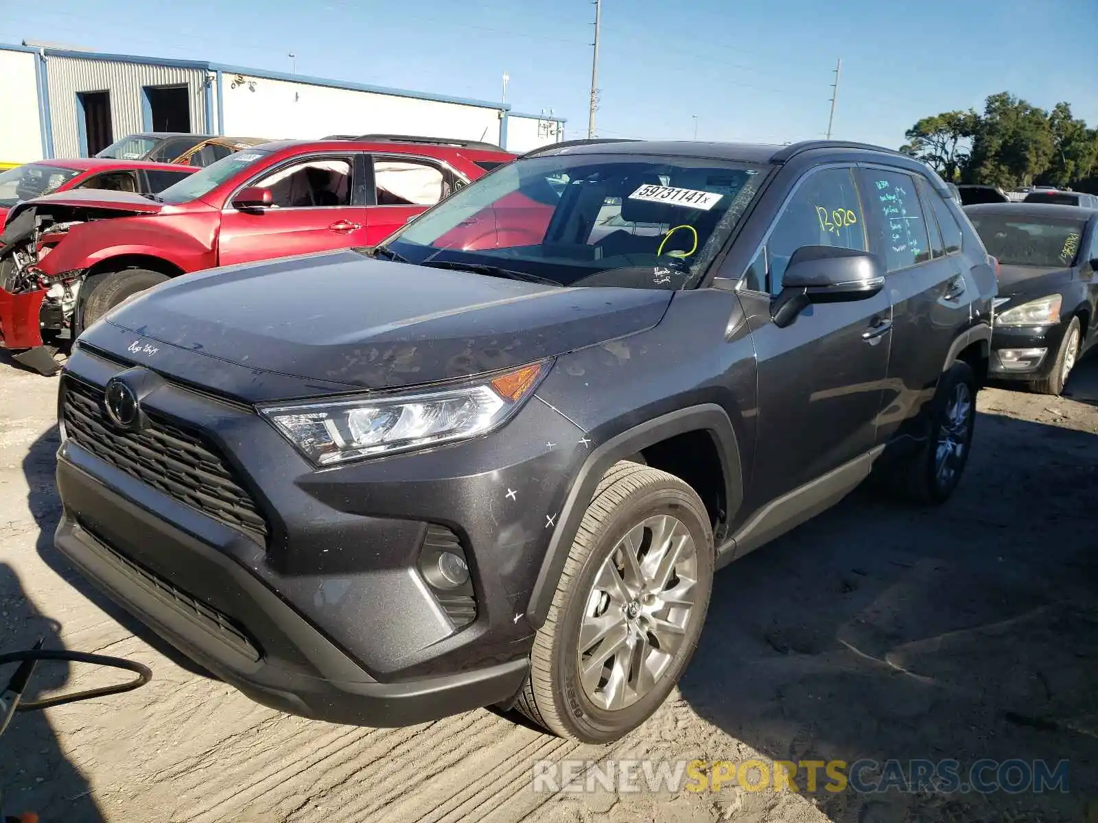 2 Photograph of a damaged car 2T3C1RFV8LC068744 TOYOTA RAV4 2020