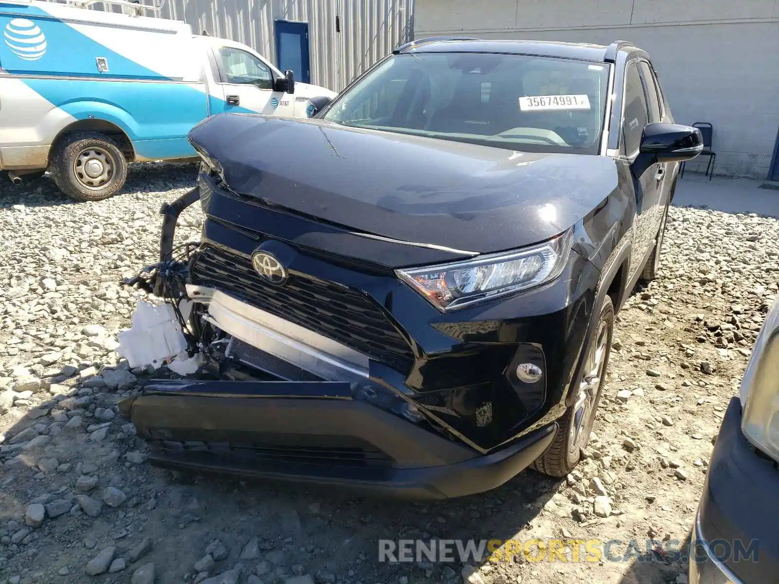 2 Photograph of a damaged car 2T3C1RFV8LC077363 TOYOTA RAV4 2020