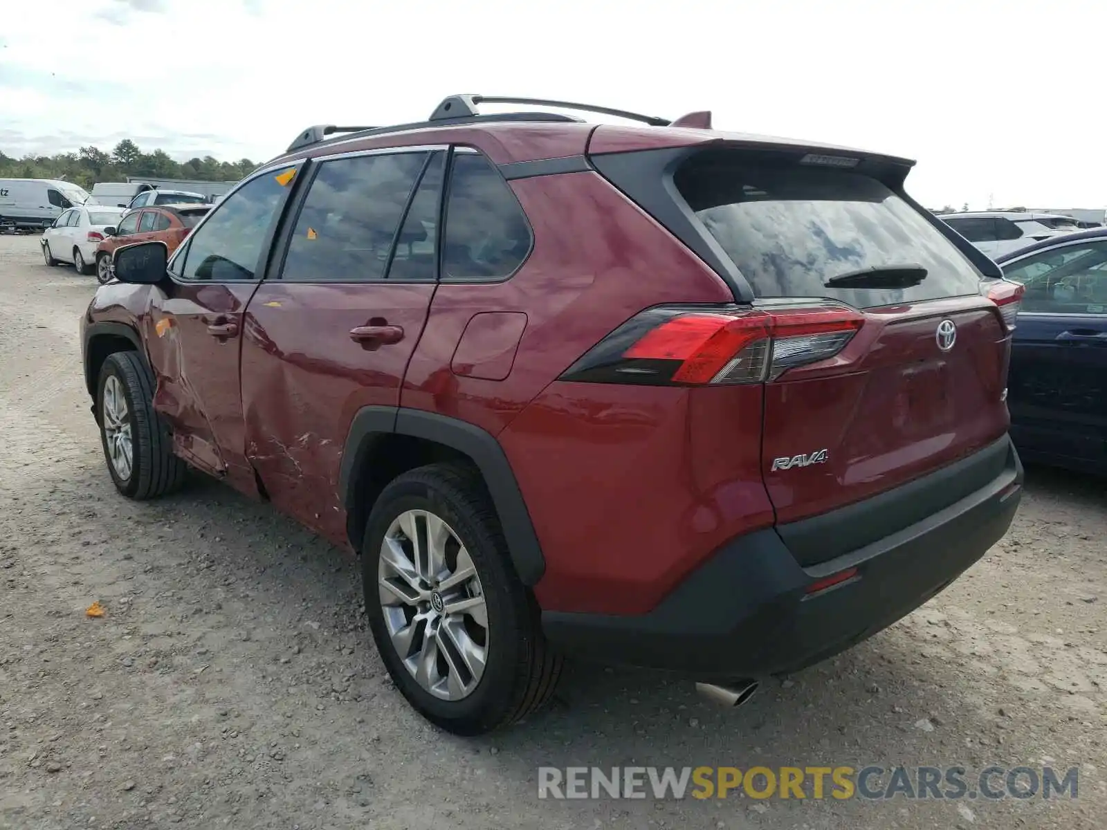 3 Photograph of a damaged car 2T3C1RFV8LW081430 TOYOTA RAV4 2020