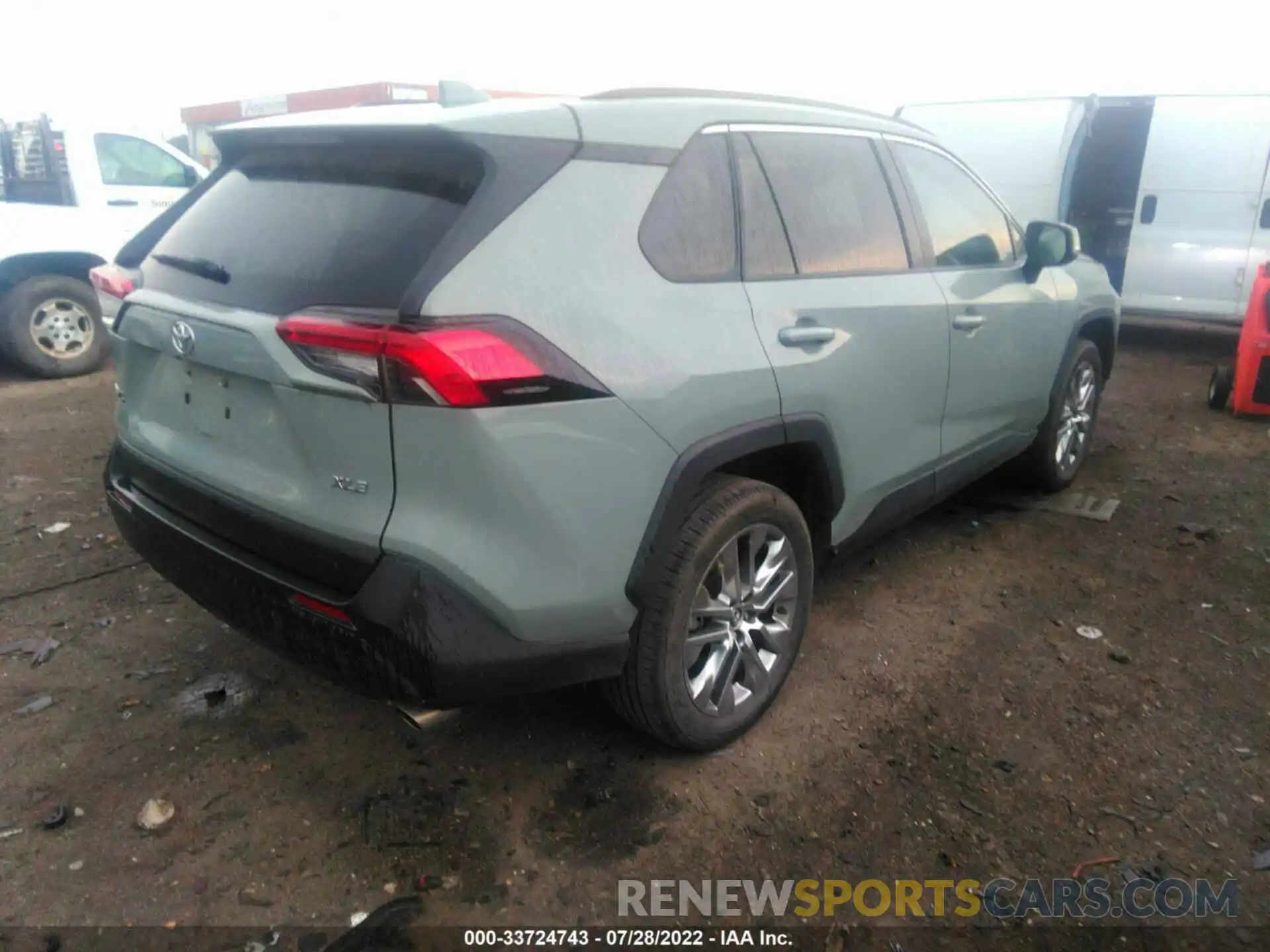 4 Фотография поврежденного автомобиля 2T3C1RFV8LW091312 TOYOTA RAV4 2020