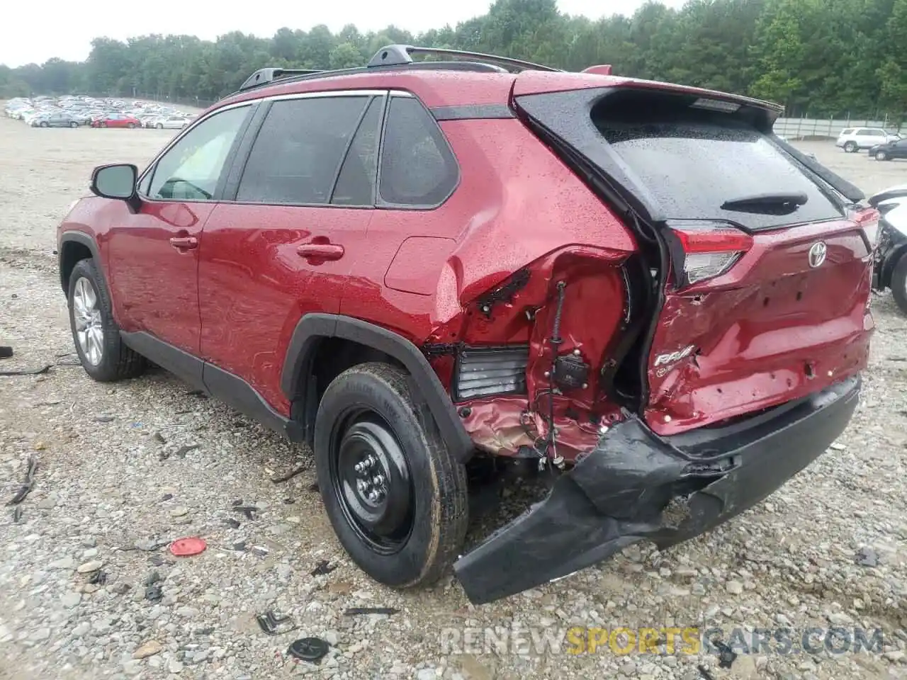 3 Photograph of a damaged car 2T3C1RFV9LC069076 TOYOTA RAV4 2020