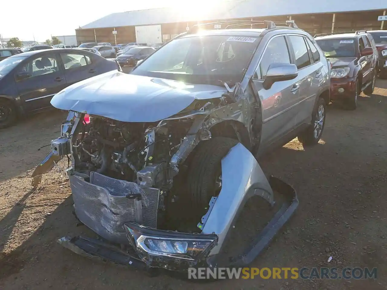 2 Photograph of a damaged car 2T3C1RFVXLC065716 TOYOTA RAV4 2020