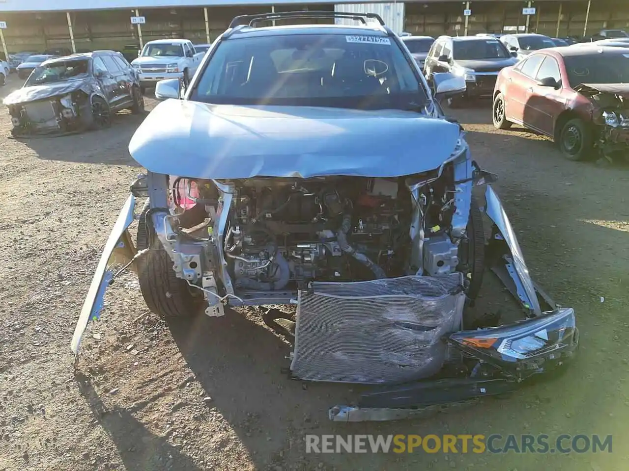 9 Photograph of a damaged car 2T3C1RFVXLC065716 TOYOTA RAV4 2020