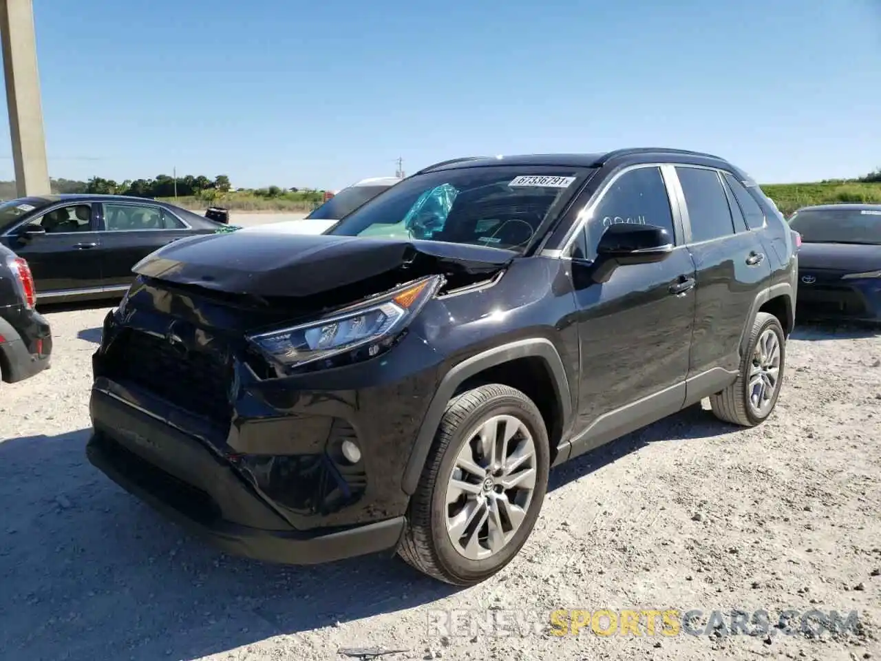 2 Photograph of a damaged car 2T3C1RFVXLC072942 TOYOTA RAV4 2020