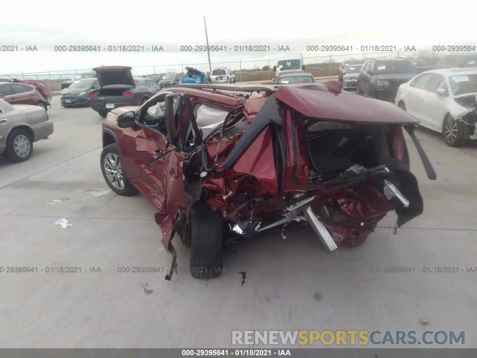 6 Photograph of a damaged car 2T3C1RFVXLW079470 TOYOTA RAV4 2020