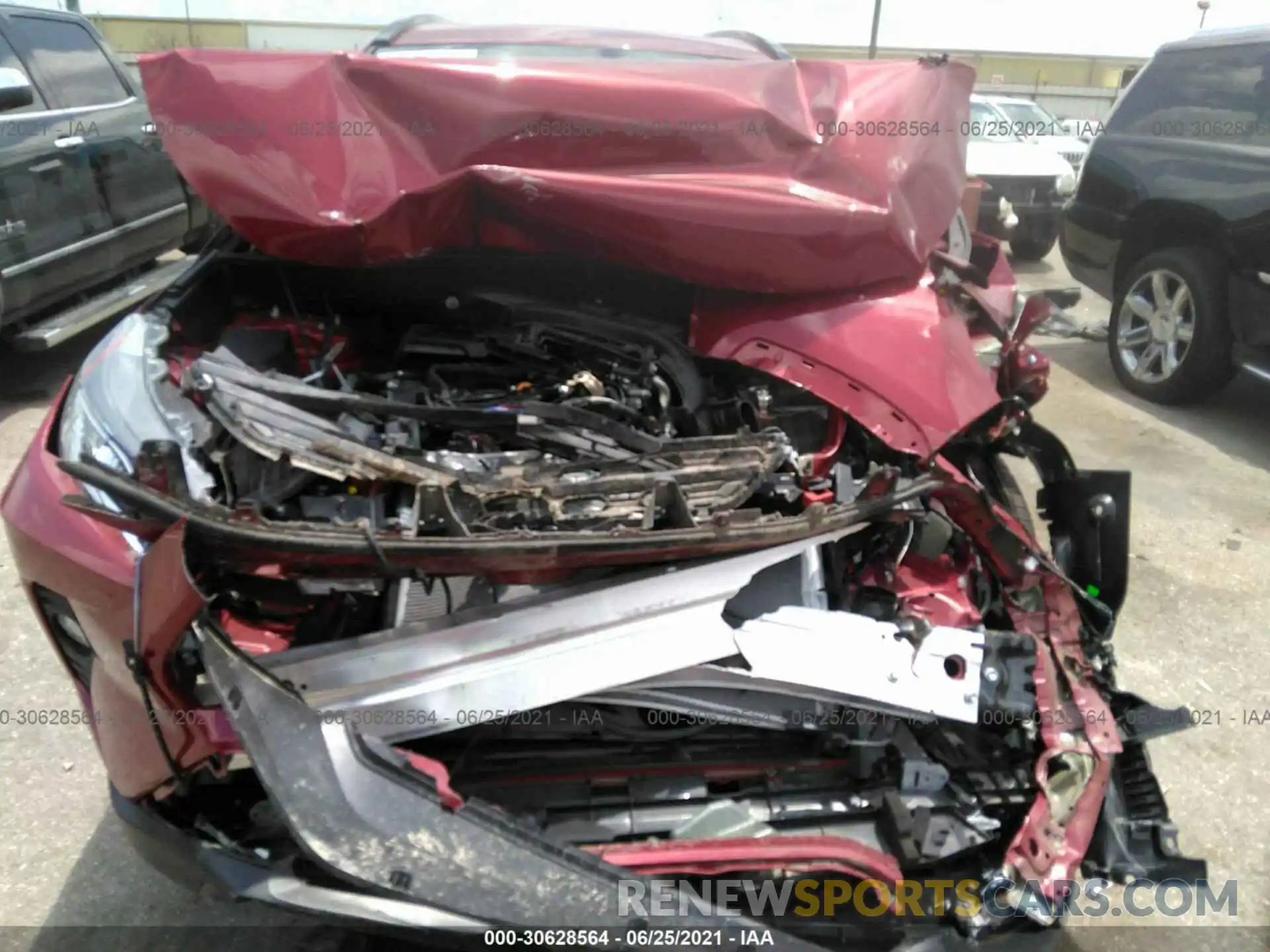 6 Photograph of a damaged car 2T3C1RFVXLW083907 TOYOTA RAV4 2020