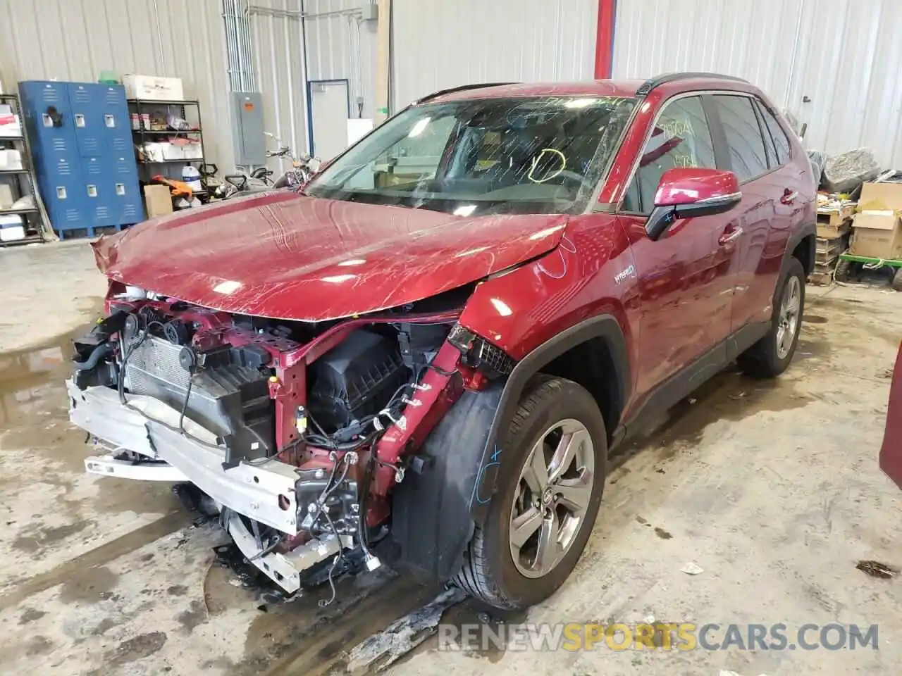 2 Photograph of a damaged car 2T3DWRFV0LW070461 TOYOTA RAV4 2020