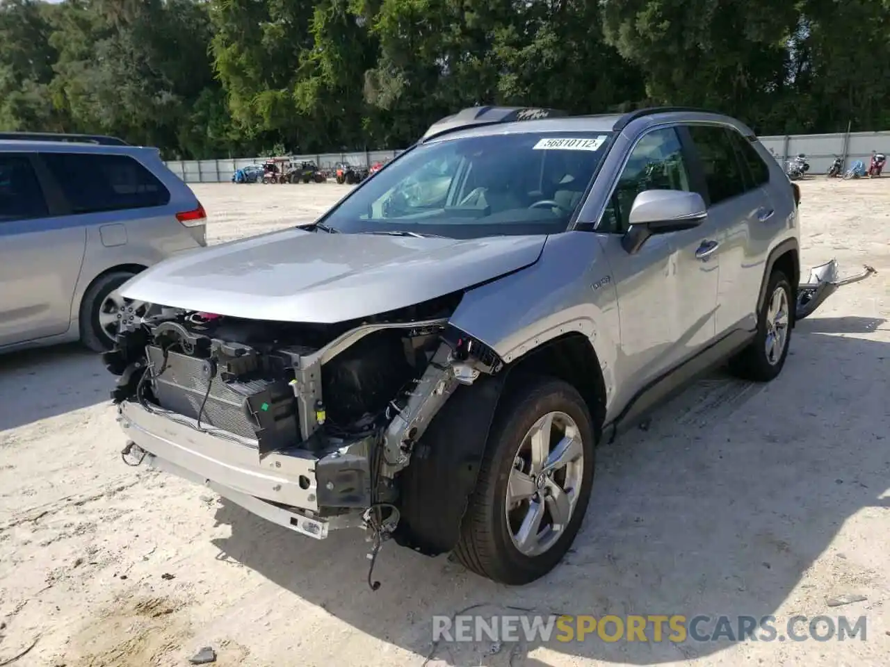 2 Photograph of a damaged car 2T3DWRFV1LW053832 TOYOTA RAV4 2020