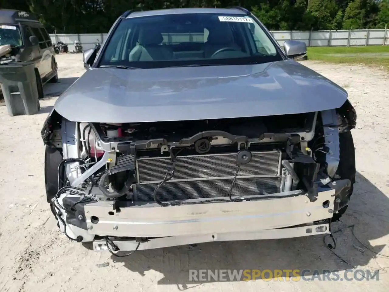 9 Photograph of a damaged car 2T3DWRFV1LW053832 TOYOTA RAV4 2020