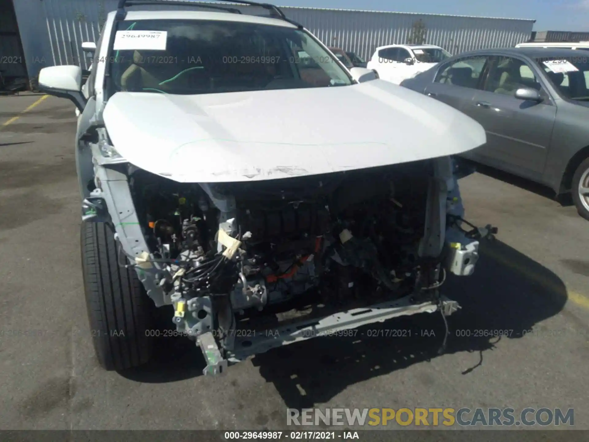 6 Photograph of a damaged car 2T3DWRFV1LW053894 TOYOTA RAV4 2020