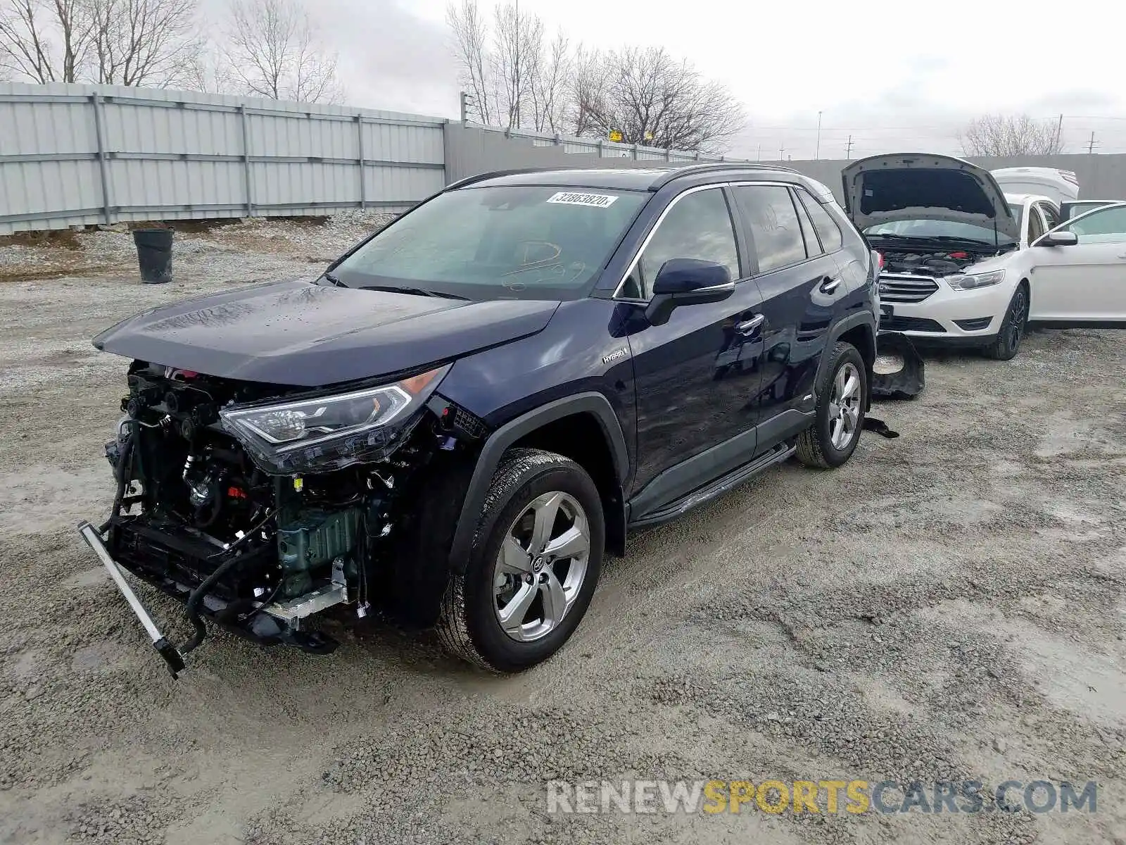 2 Фотография поврежденного автомобиля 2T3DWRFV1LW058299 TOYOTA RAV4 2020