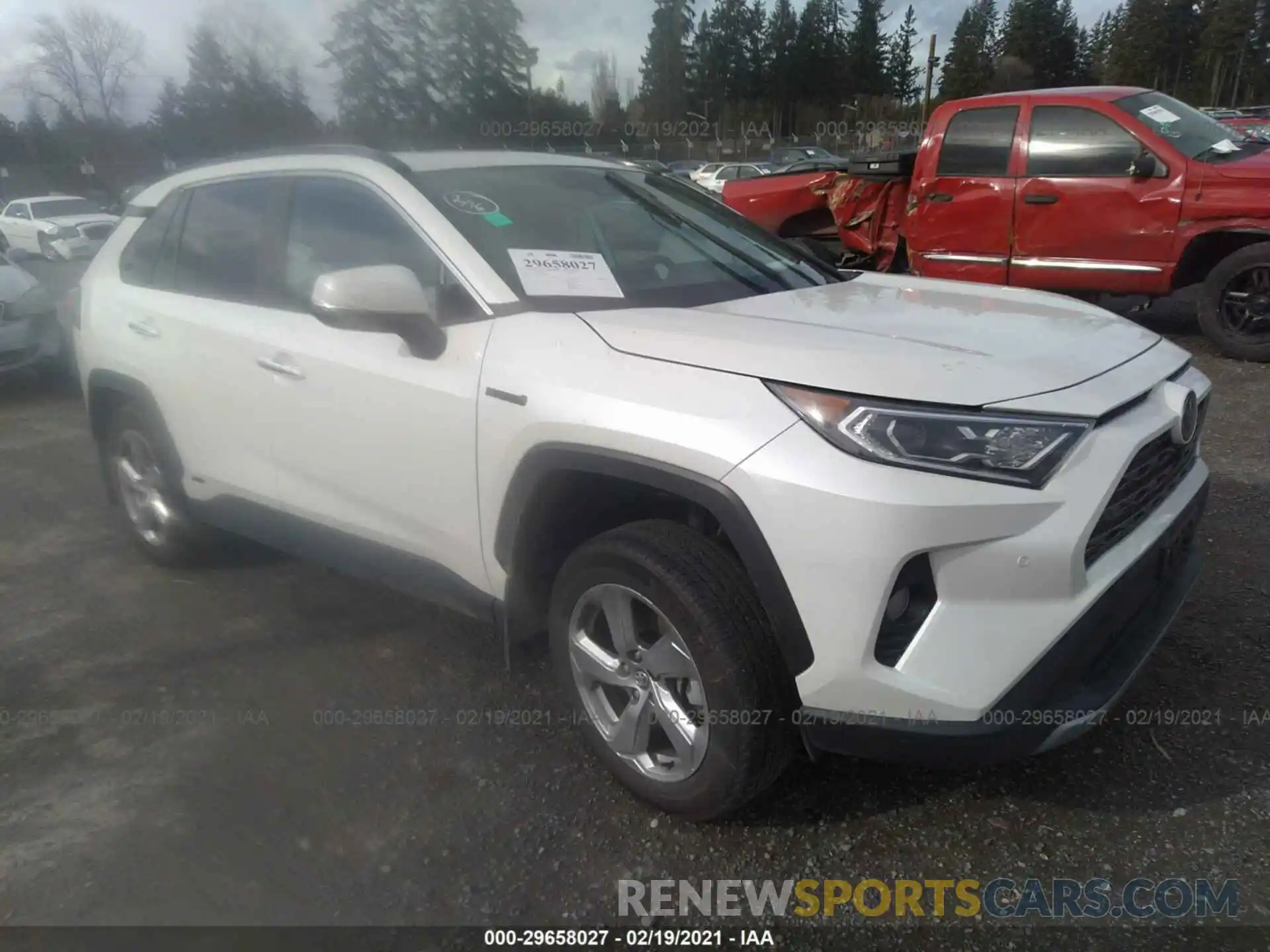 1 Фотография поврежденного автомобиля 2T3DWRFV1LW060957 TOYOTA RAV4 2020