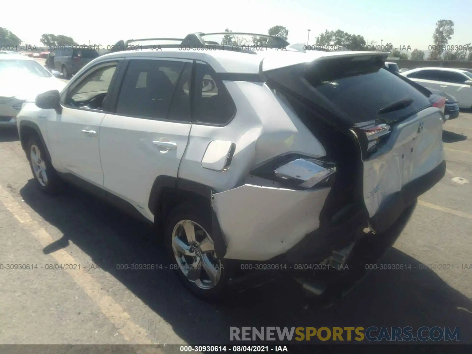 3 Photograph of a damaged car 2T3DWRFV1LW067696 TOYOTA RAV4 2020