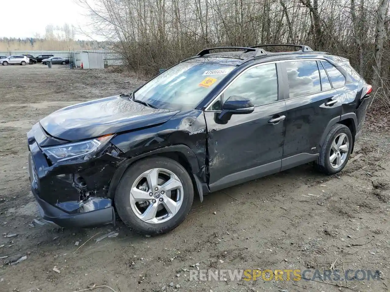 1 Photograph of a damaged car 2T3DWRFV1LW086247 TOYOTA RAV4 2020