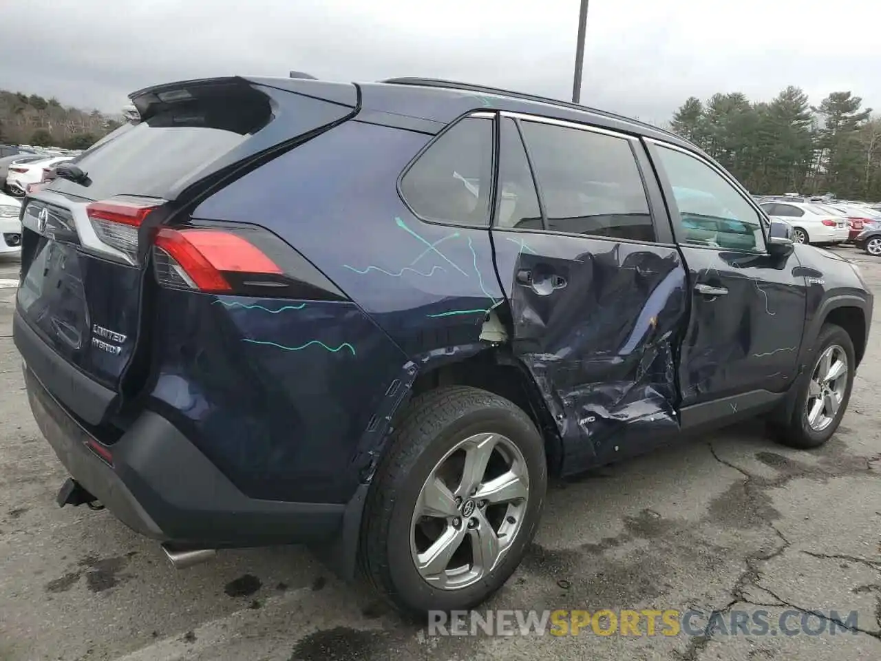 3 Photograph of a damaged car 2T3DWRFV2LW050261 TOYOTA RAV4 2020