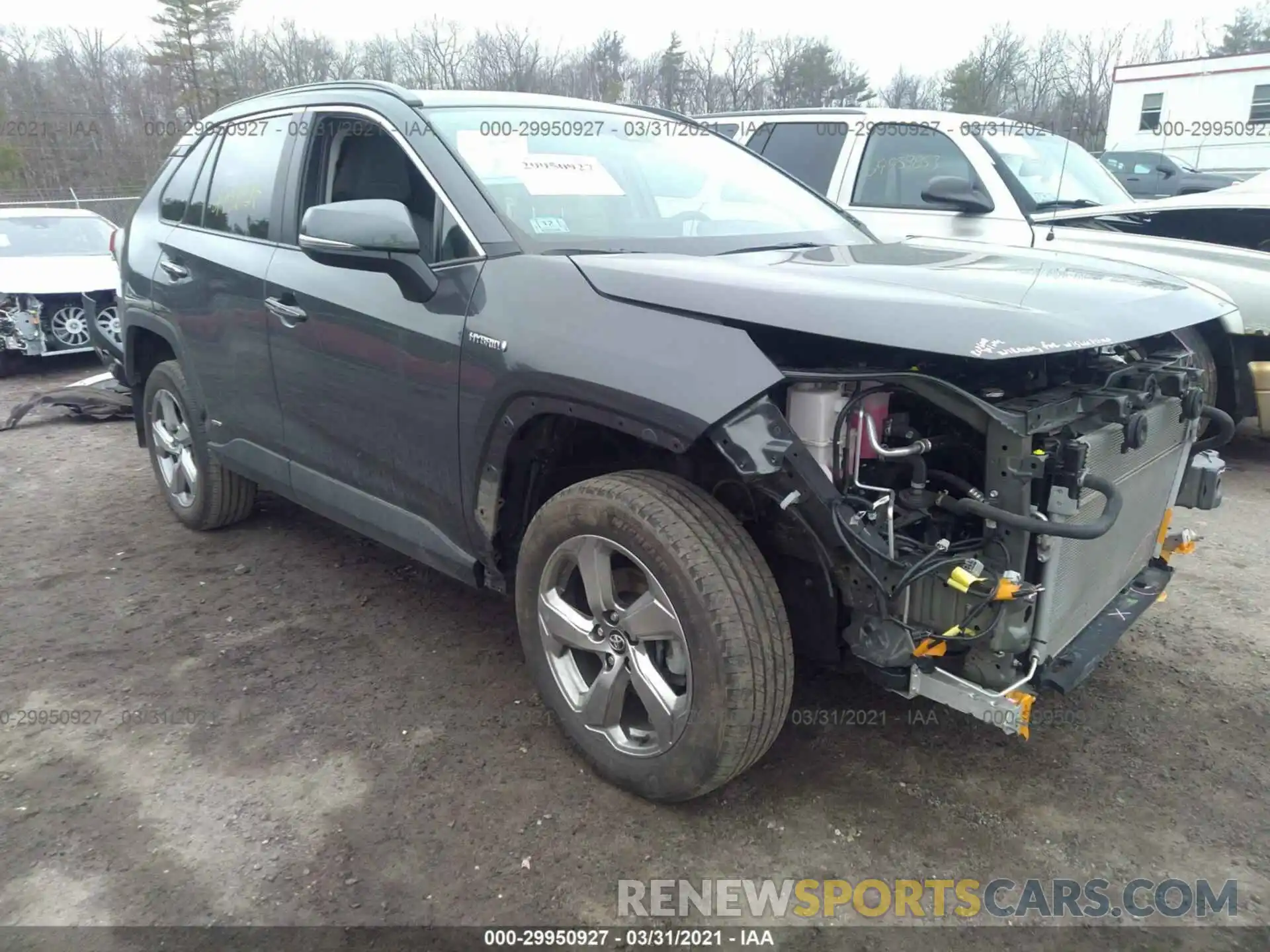 1 Photograph of a damaged car 2T3DWRFV2LW056464 TOYOTA RAV4 2020