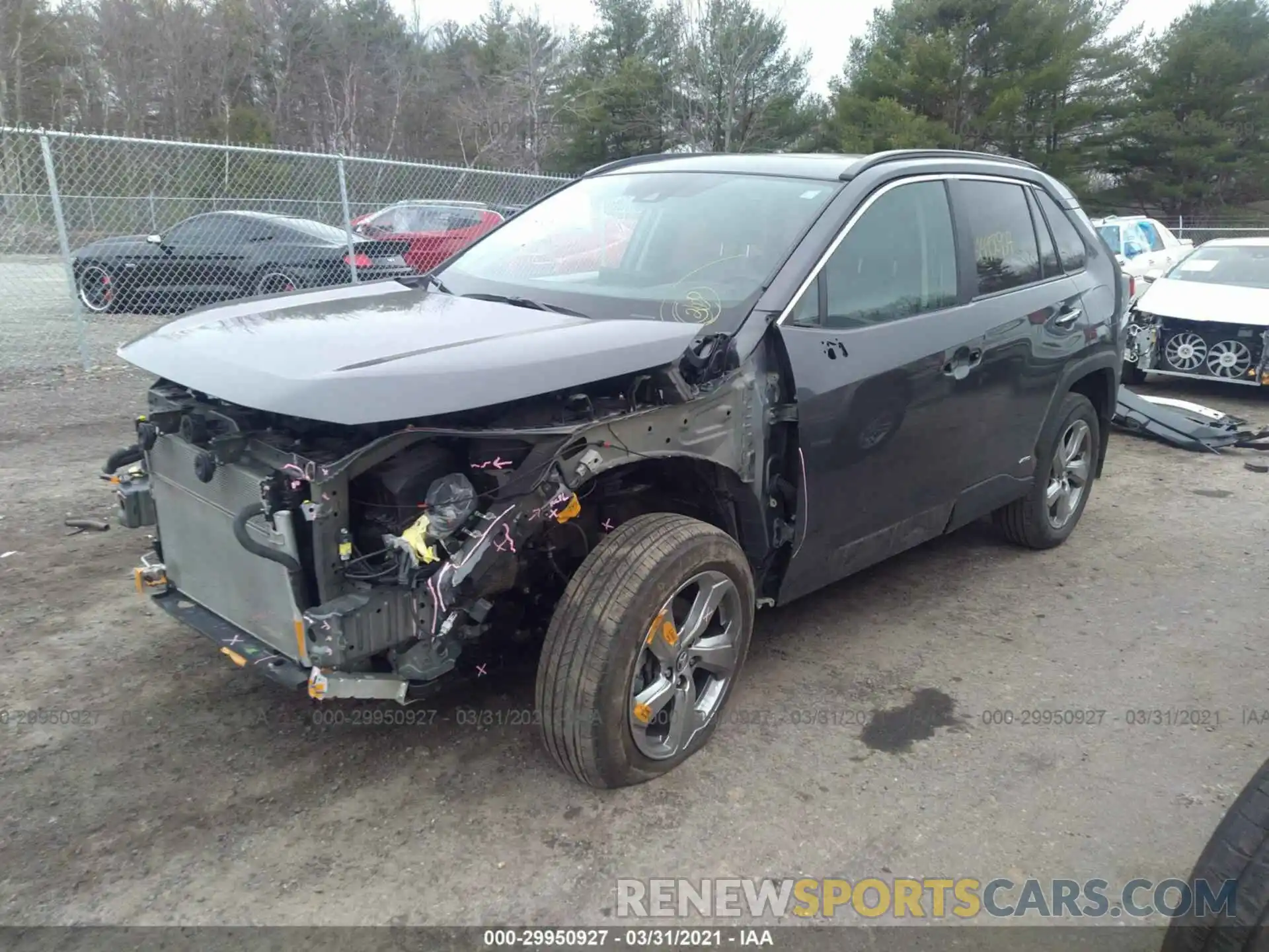 2 Photograph of a damaged car 2T3DWRFV2LW056464 TOYOTA RAV4 2020