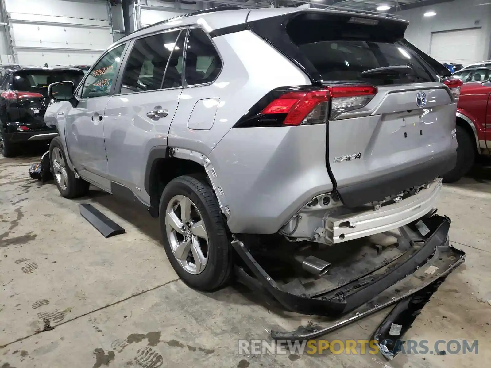 3 Photograph of a damaged car 2T3DWRFV2LW059509 TOYOTA RAV4 2020