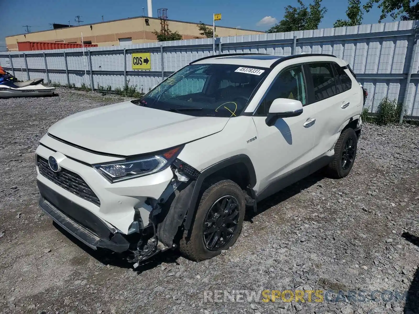 2 Photograph of a damaged car 2T3DWRFV2LW097743 TOYOTA RAV4 2020