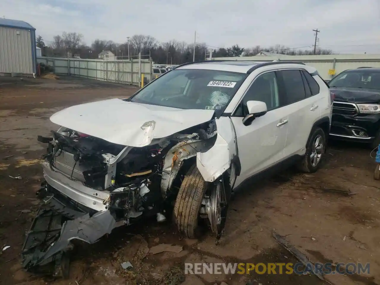 2 Photograph of a damaged car 2T3DWRFV3LW076786 TOYOTA RAV4 2020