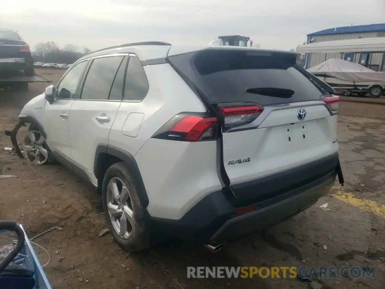 3 Photograph of a damaged car 2T3DWRFV3LW076786 TOYOTA RAV4 2020