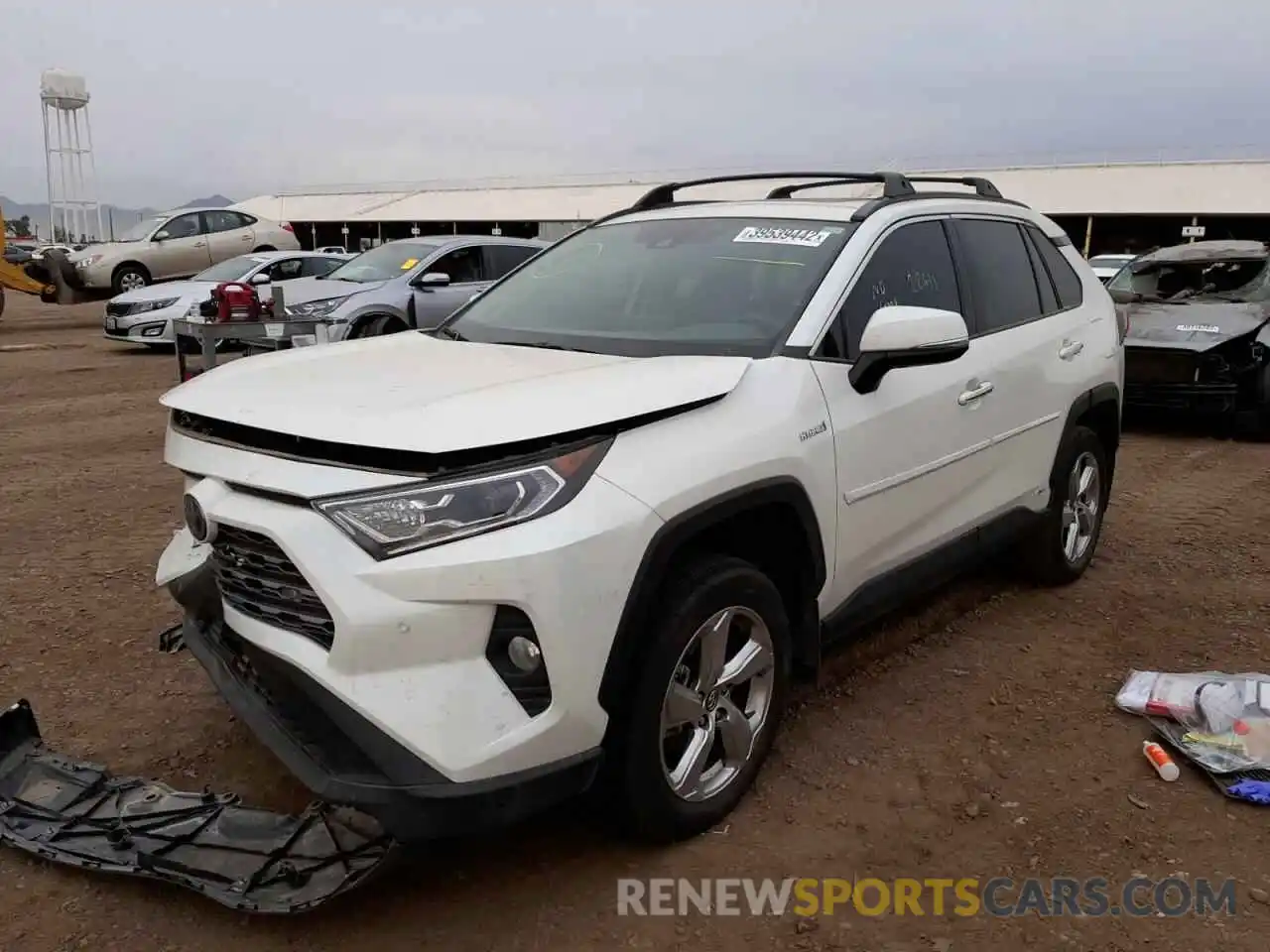 2 Фотография поврежденного автомобиля 2T3DWRFV3LW087223 TOYOTA RAV4 2020