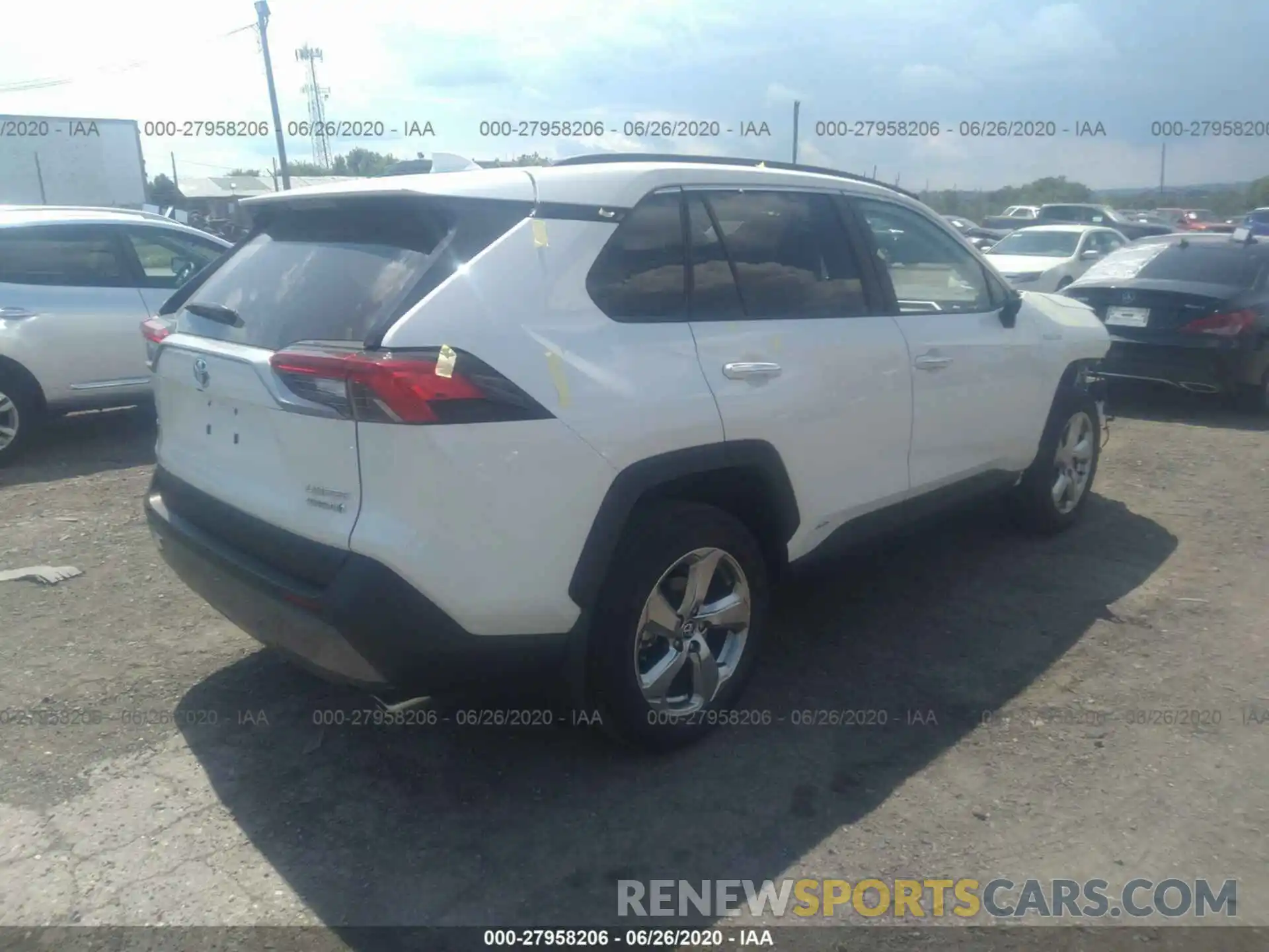 4 Photograph of a damaged car 2T3DWRFV4LW065862 TOYOTA RAV4 2020