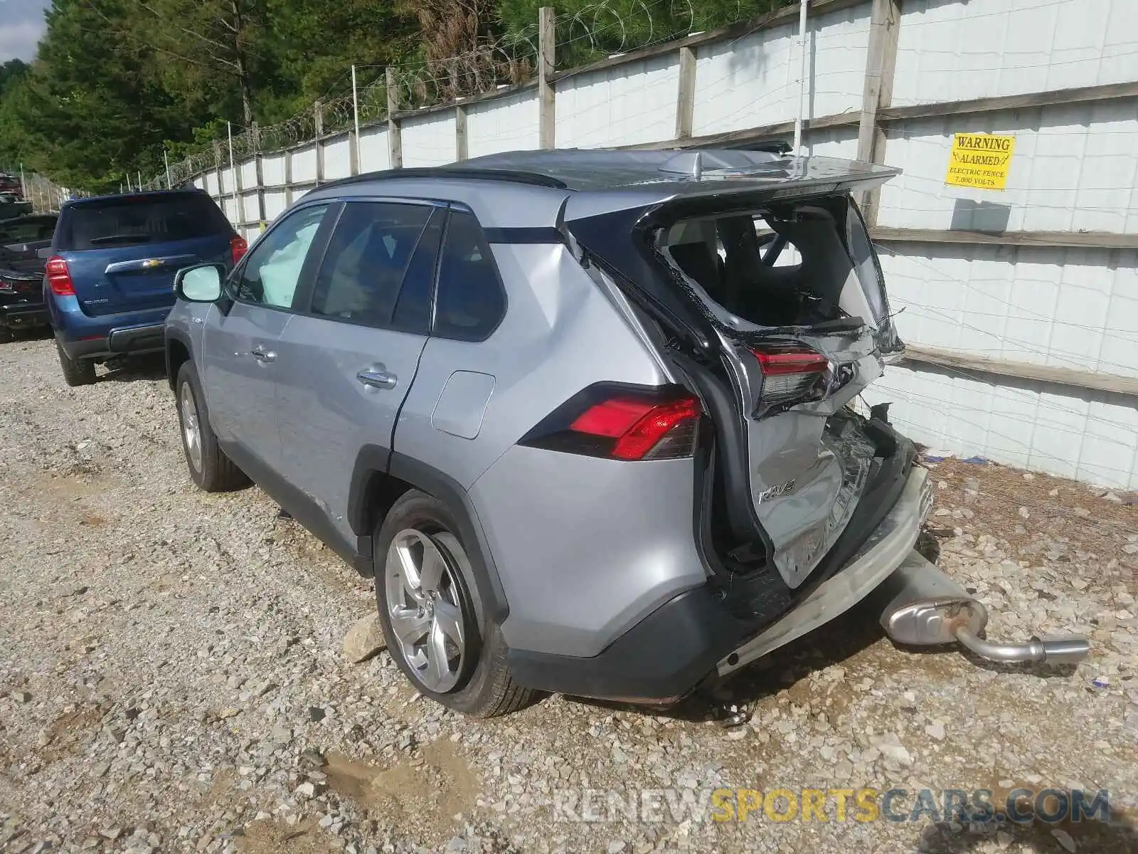 3 Photograph of a damaged car 2T3DWRFV4LW070835 TOYOTA RAV4 2020