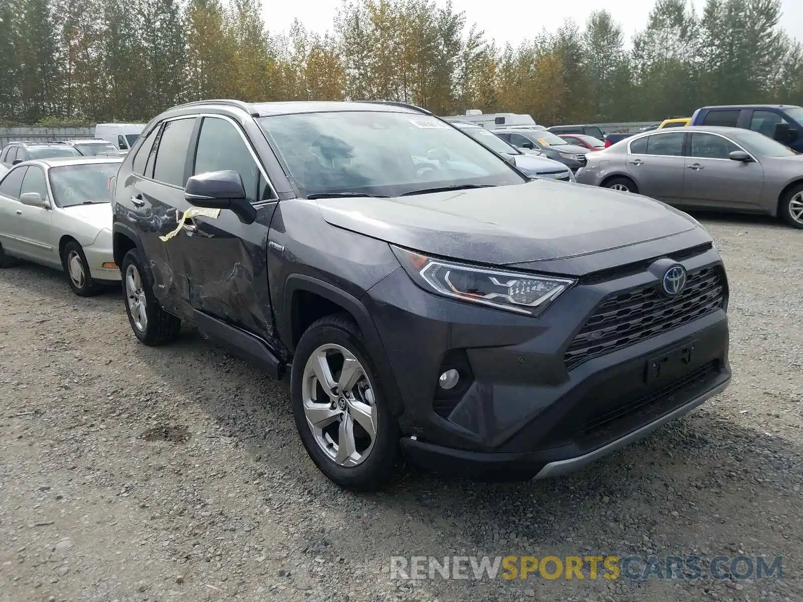 1 Photograph of a damaged car 2T3DWRFV4LW073704 TOYOTA RAV4 2020