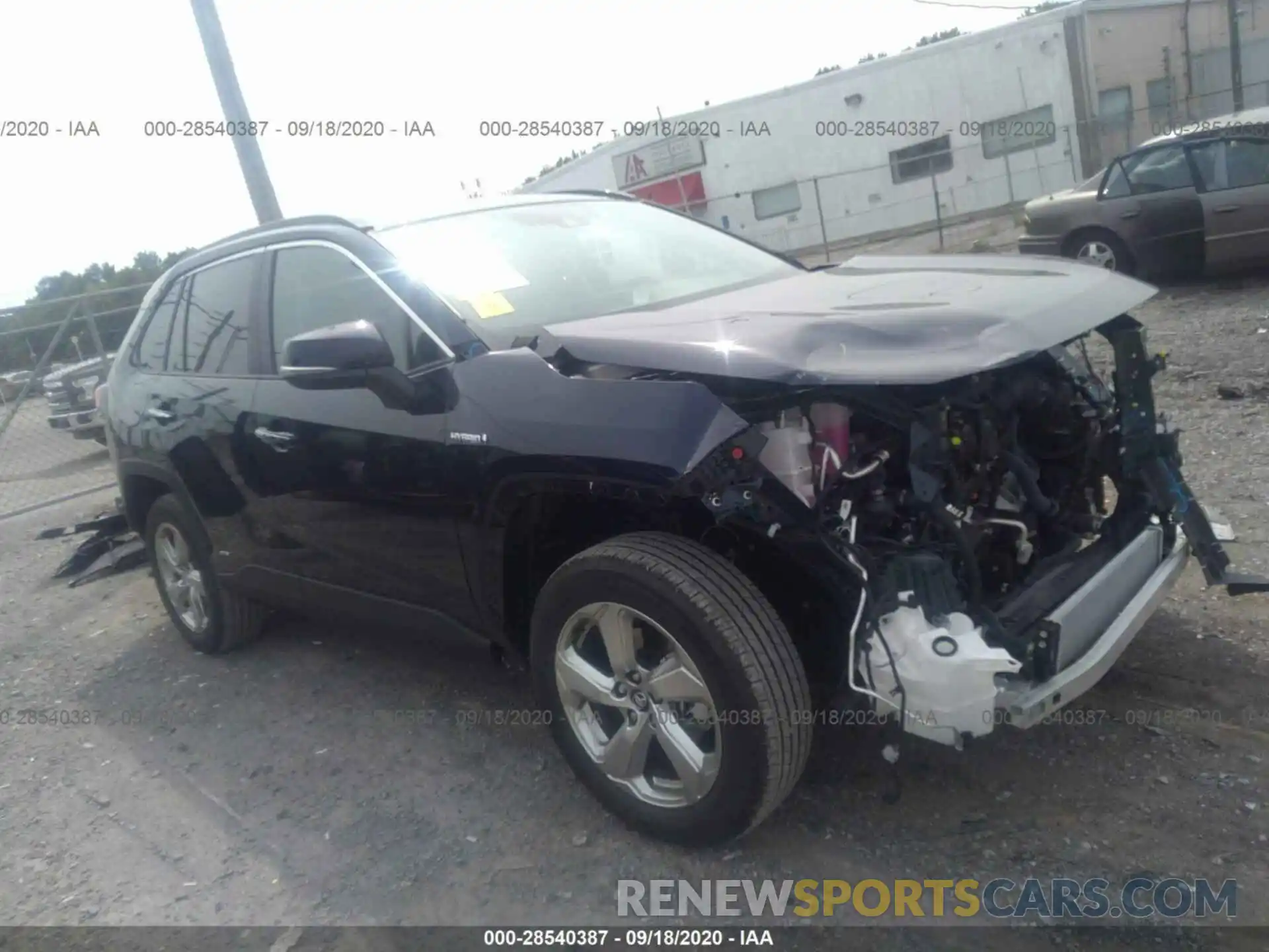 1 Photograph of a damaged car 2T3DWRFV4LW083830 TOYOTA RAV4 2020