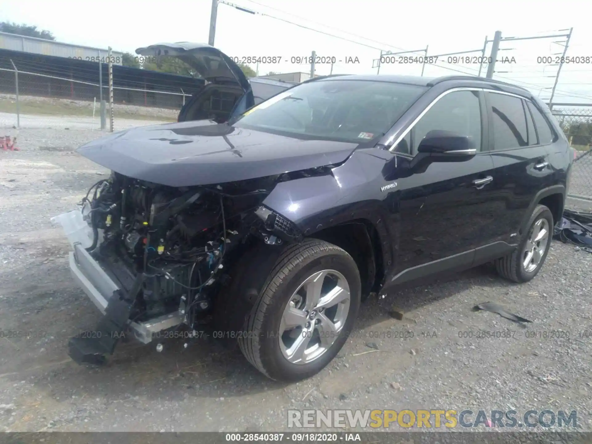 2 Photograph of a damaged car 2T3DWRFV4LW083830 TOYOTA RAV4 2020