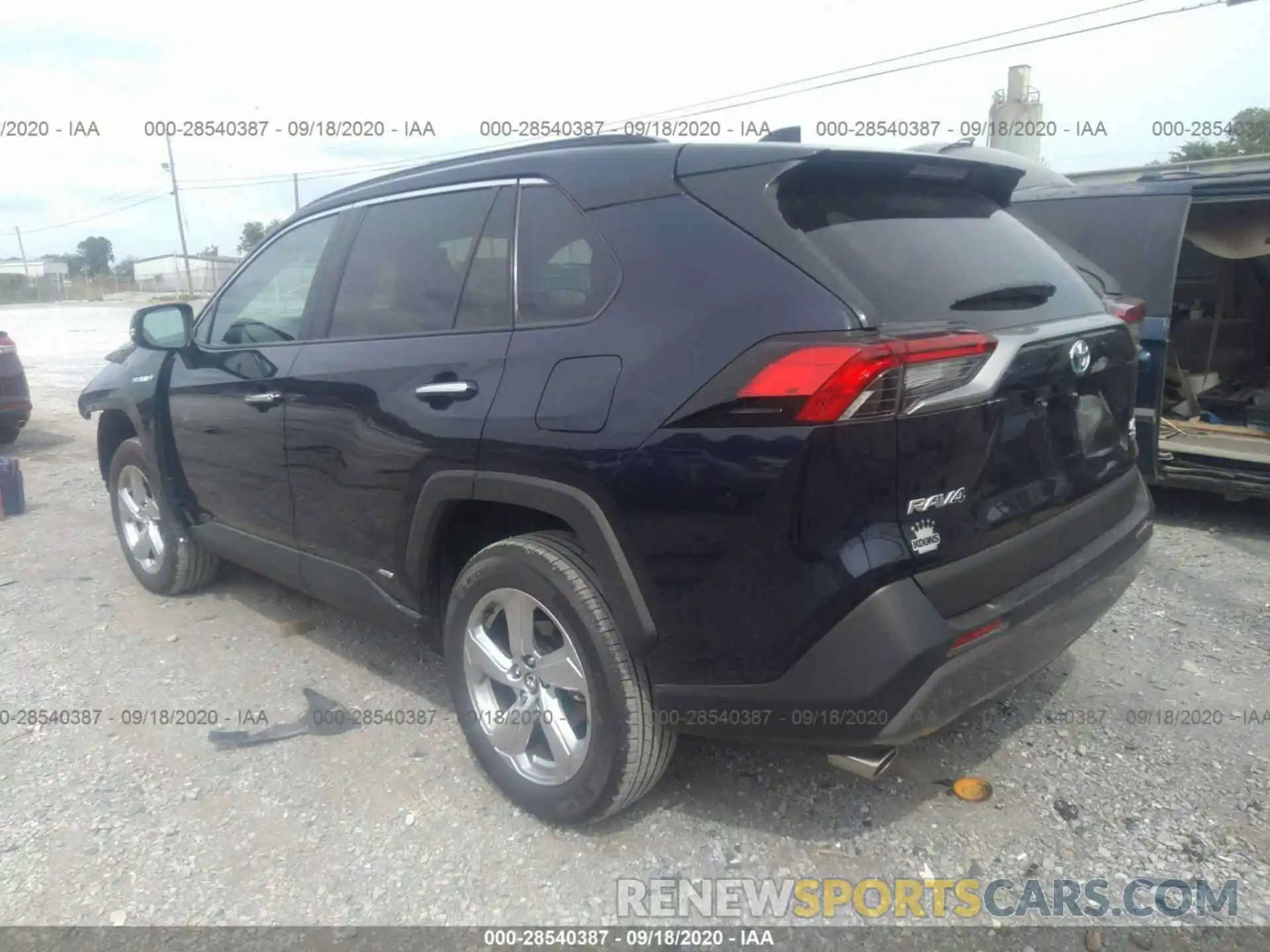 3 Photograph of a damaged car 2T3DWRFV4LW083830 TOYOTA RAV4 2020