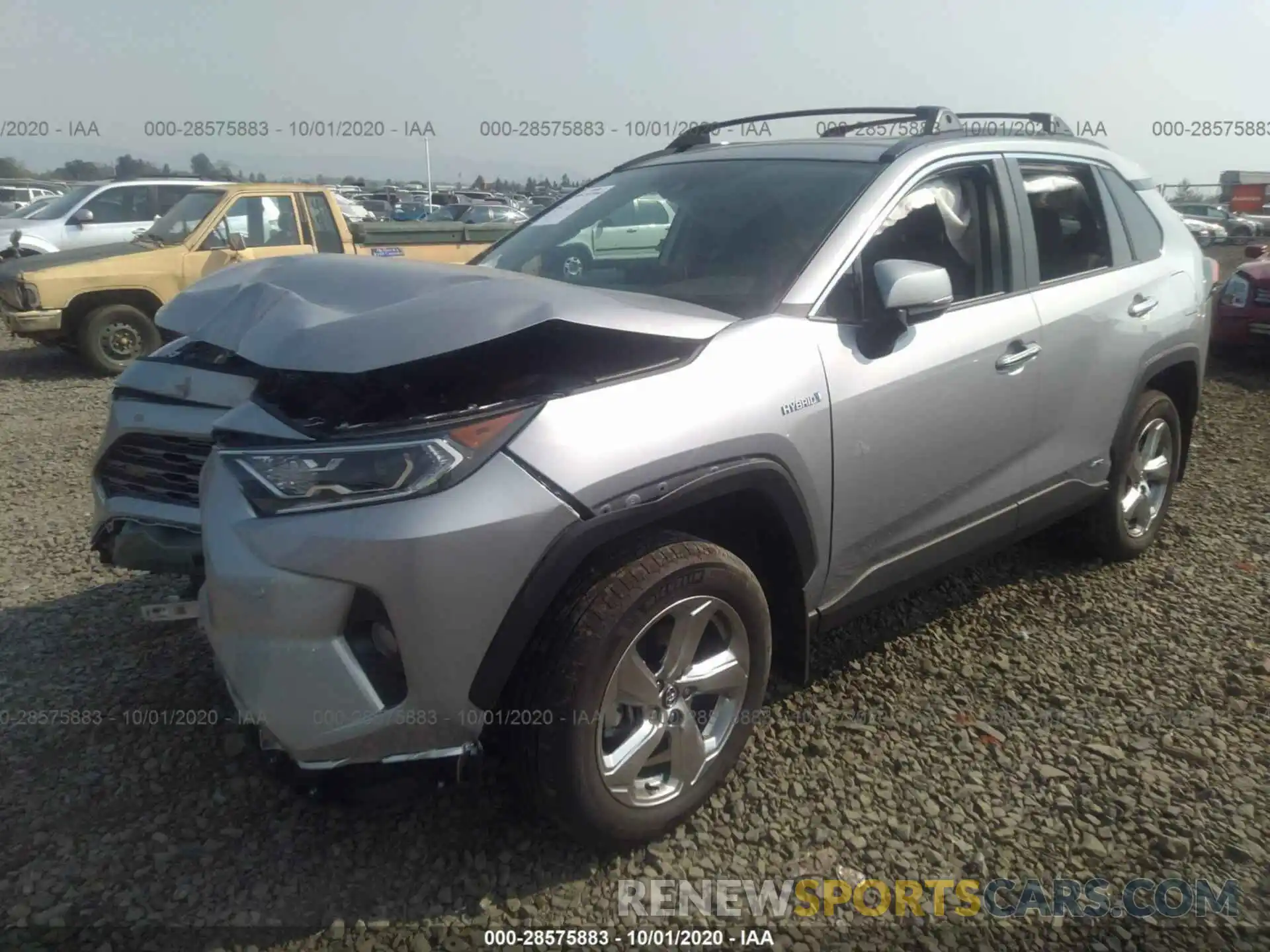 2 Photograph of a damaged car 2T3DWRFV5LW048049 TOYOTA RAV4 2020