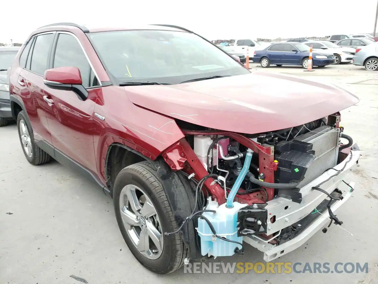 1 Photograph of a damaged car 2T3DWRFV5LW050433 TOYOTA RAV4 2020