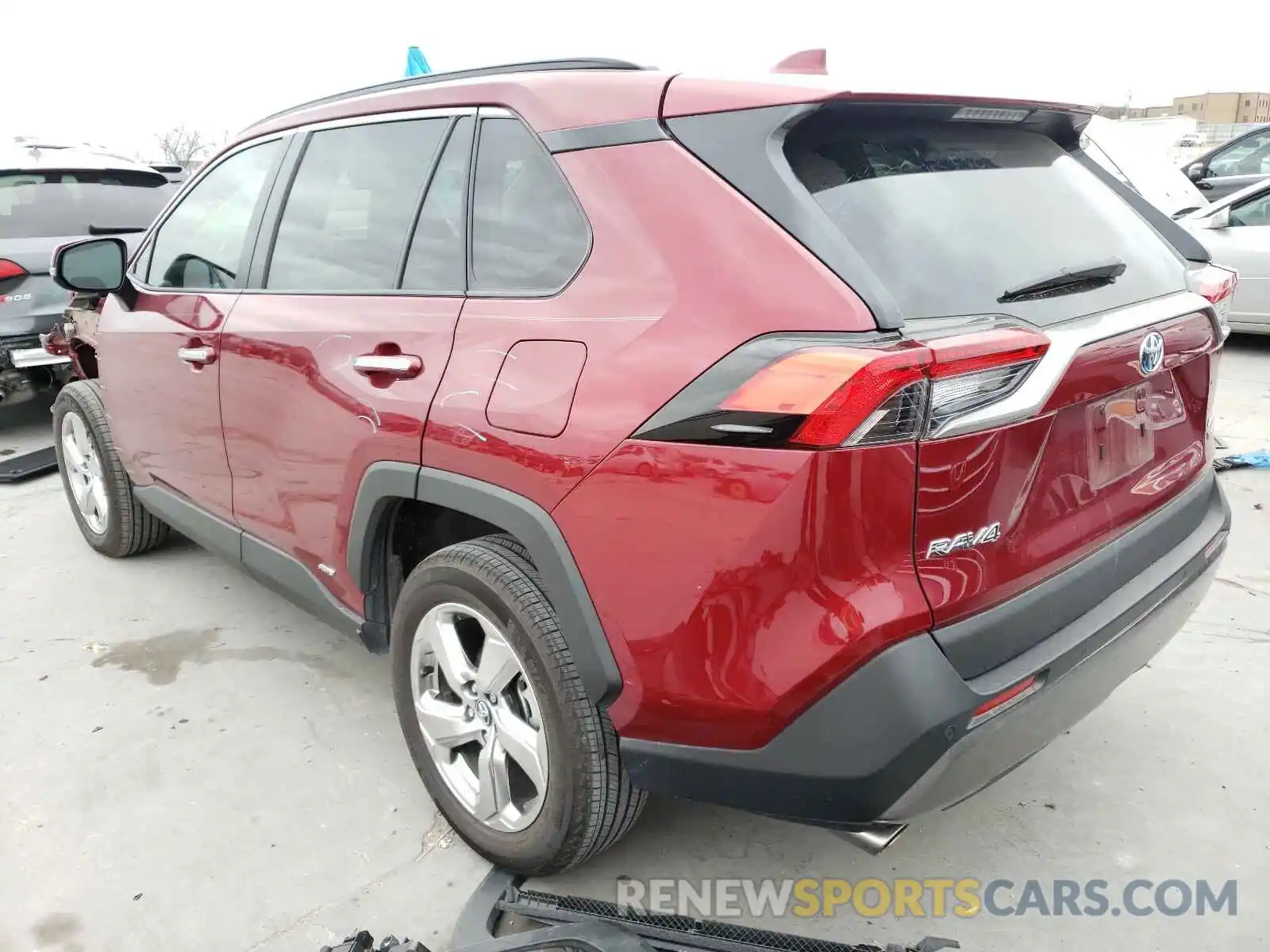 3 Photograph of a damaged car 2T3DWRFV5LW050433 TOYOTA RAV4 2020