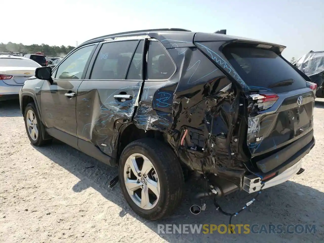 3 Photograph of a damaged car 2T3DWRFV5LW052277 TOYOTA RAV4 2020