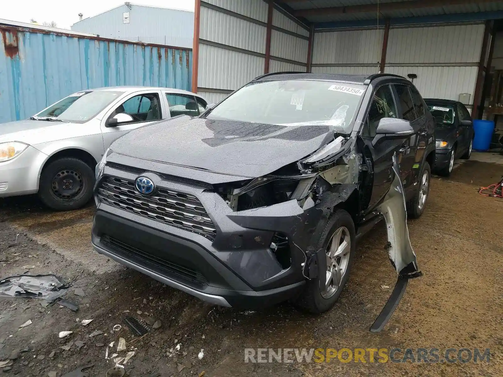 2 Photograph of a damaged car 2T3DWRFV5LW056376 TOYOTA RAV4 2020