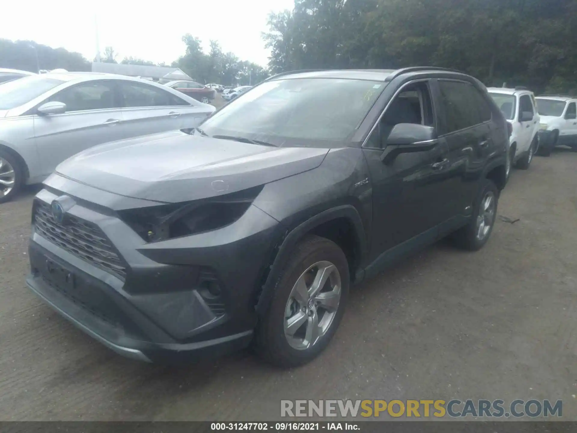 2 Photograph of a damaged car 2T3DWRFV5LW067426 TOYOTA RAV4 2020